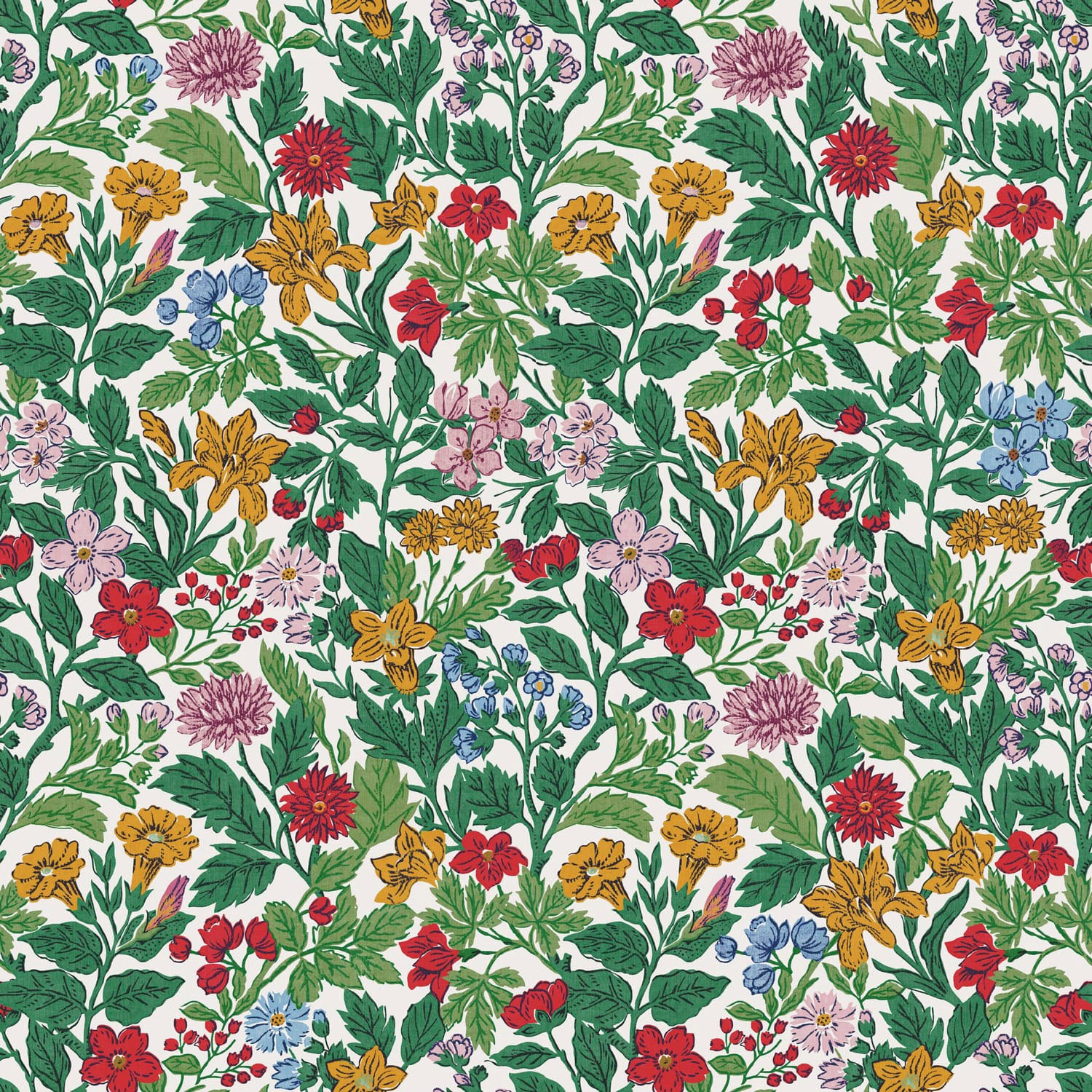 Joules Vliestapete »Arts and Crafts Floral Rainbow«, floral, floral