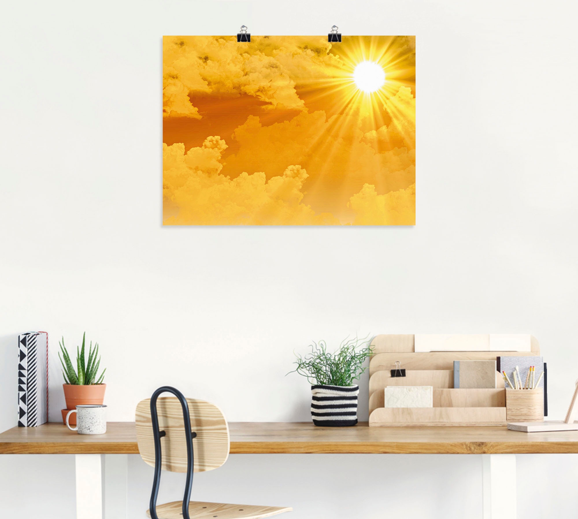 Artland Wandbild »Warme Sonnenstrahlen« Himmel 1 Stk. tlg. als Leinwandbild, Poster in verschied. Größen