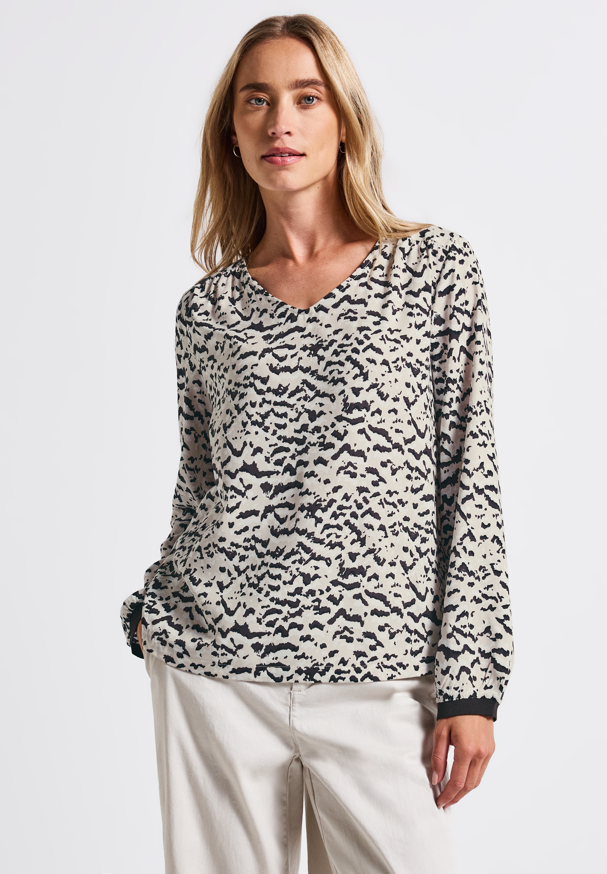 STREET ONE Langarmbluse, aus softer Viskose günstig online kaufen