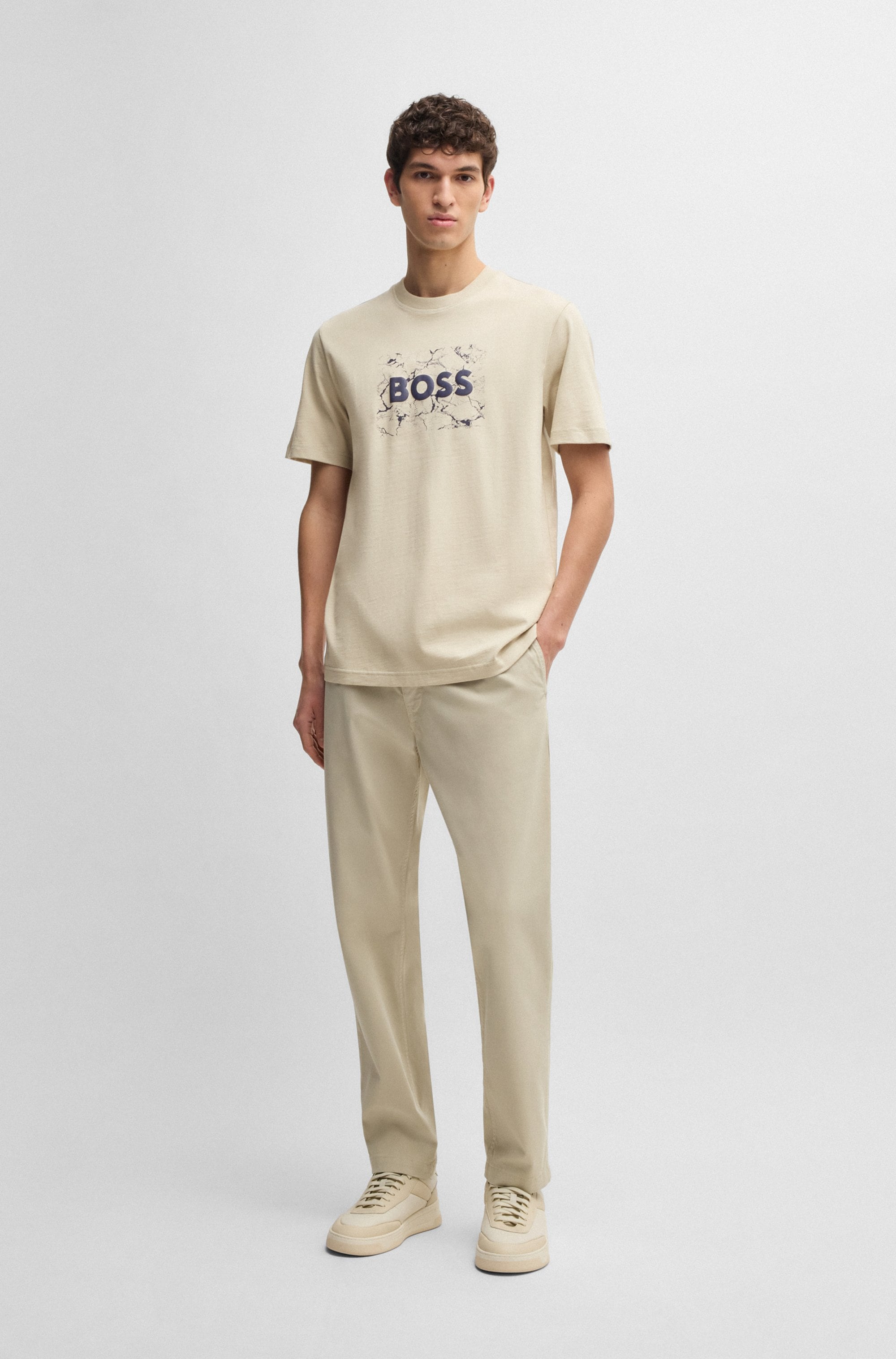 BOSS ORANGE T-Shirt, mit Logo-Druck