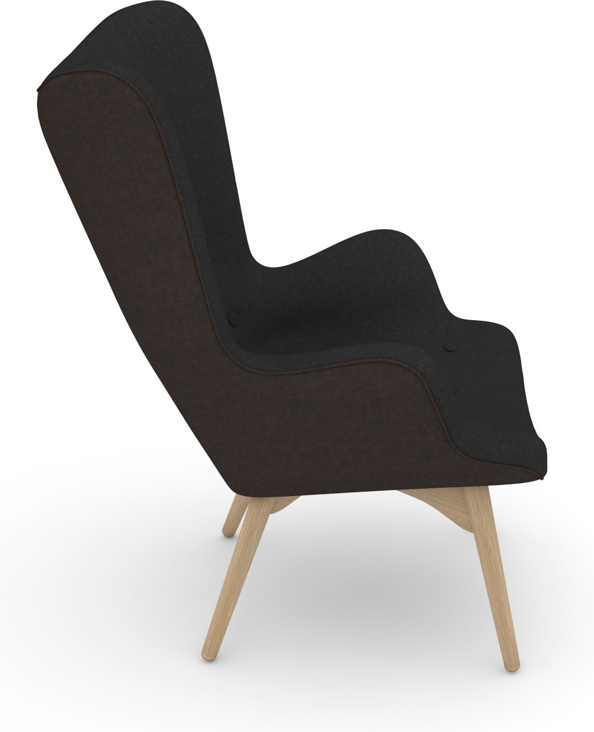 Max Winzer® Sessel »build-a-chair Arne, Hochlehnsessel«, im Retrolook, zum Selbstgestalten, Hochlehner