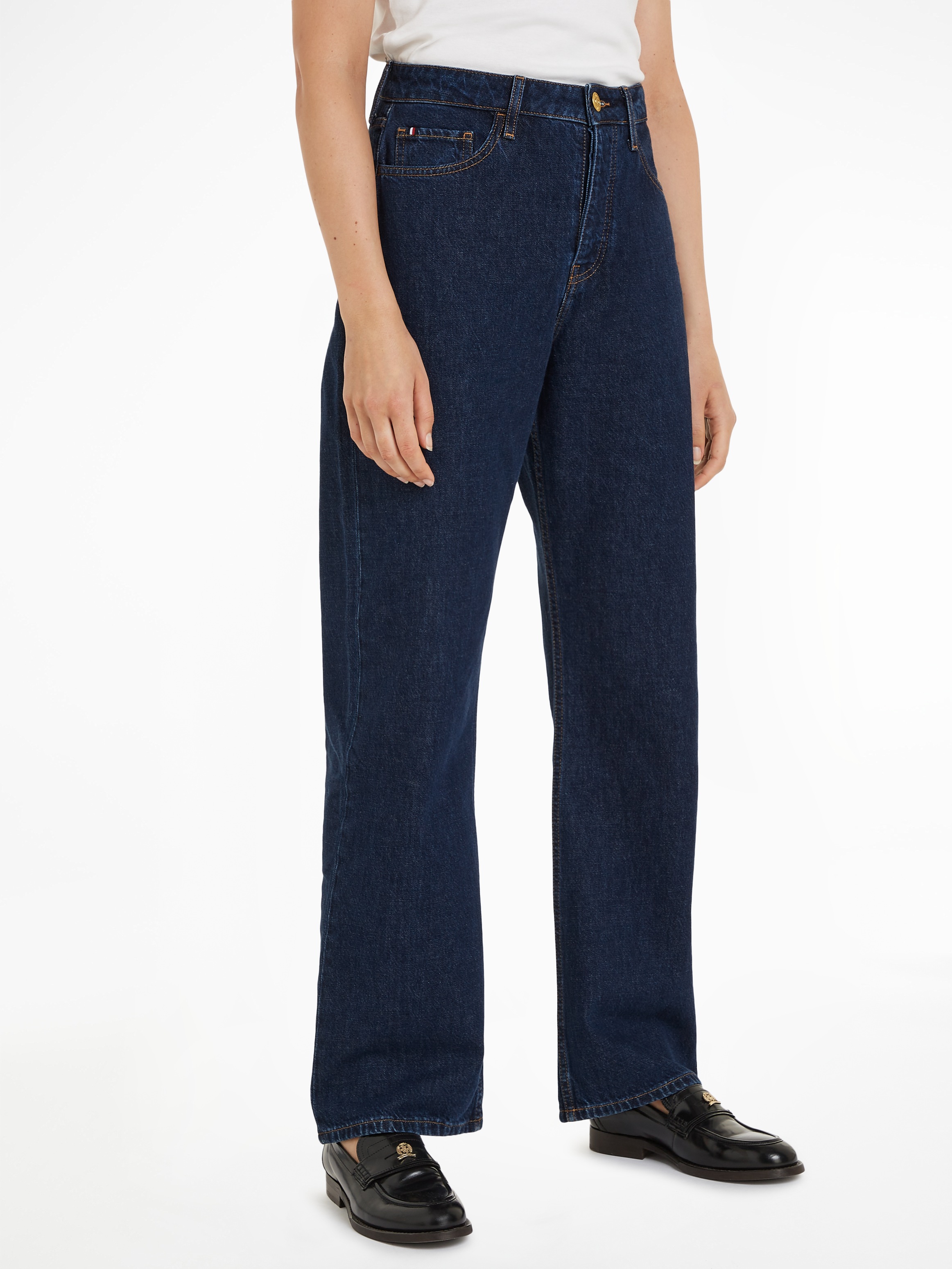 Tommy Hilfiger Loose-fit-Jeans "LOOSE STRAIGHT RW CLER", mit Tommy Hilfiger günstig online kaufen