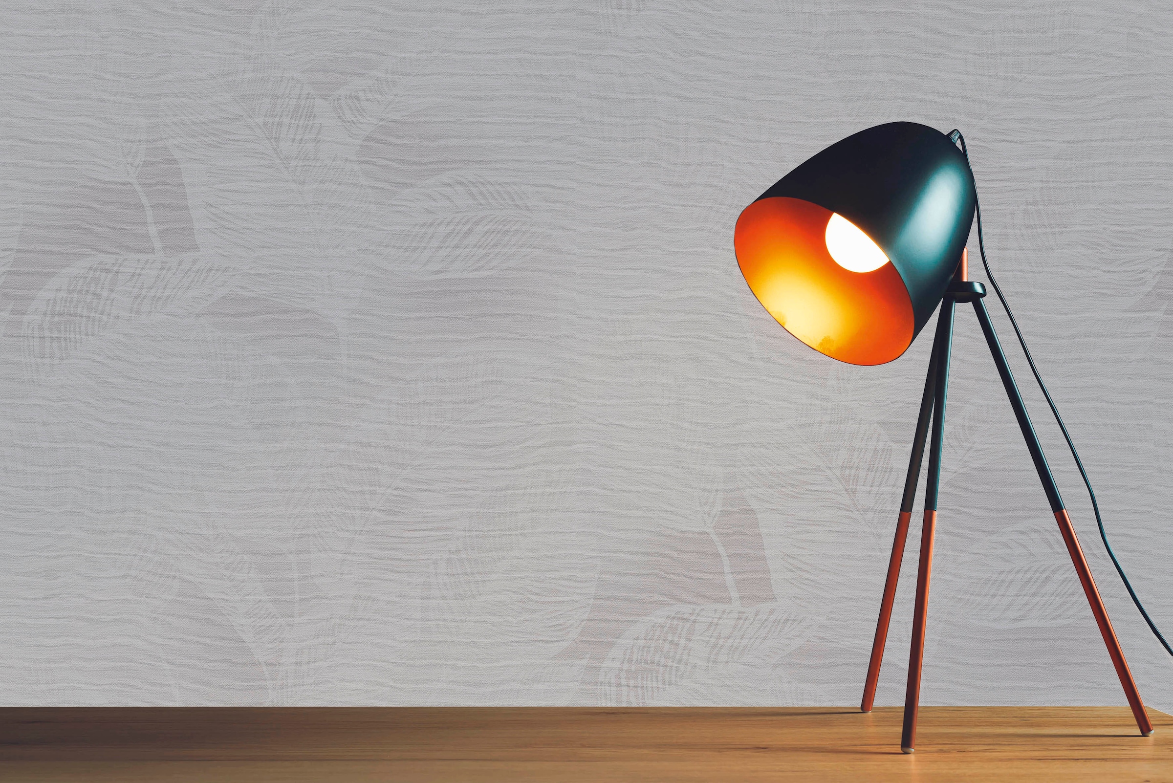 A.S. Création Vliestapete »Natural Living Pflanzen« gemustert | matt | neutral leicht strukturiert Tapete Blätter Vlies Vlies Wand Tapeten Wohnzimmer Schlafzimmer Küche