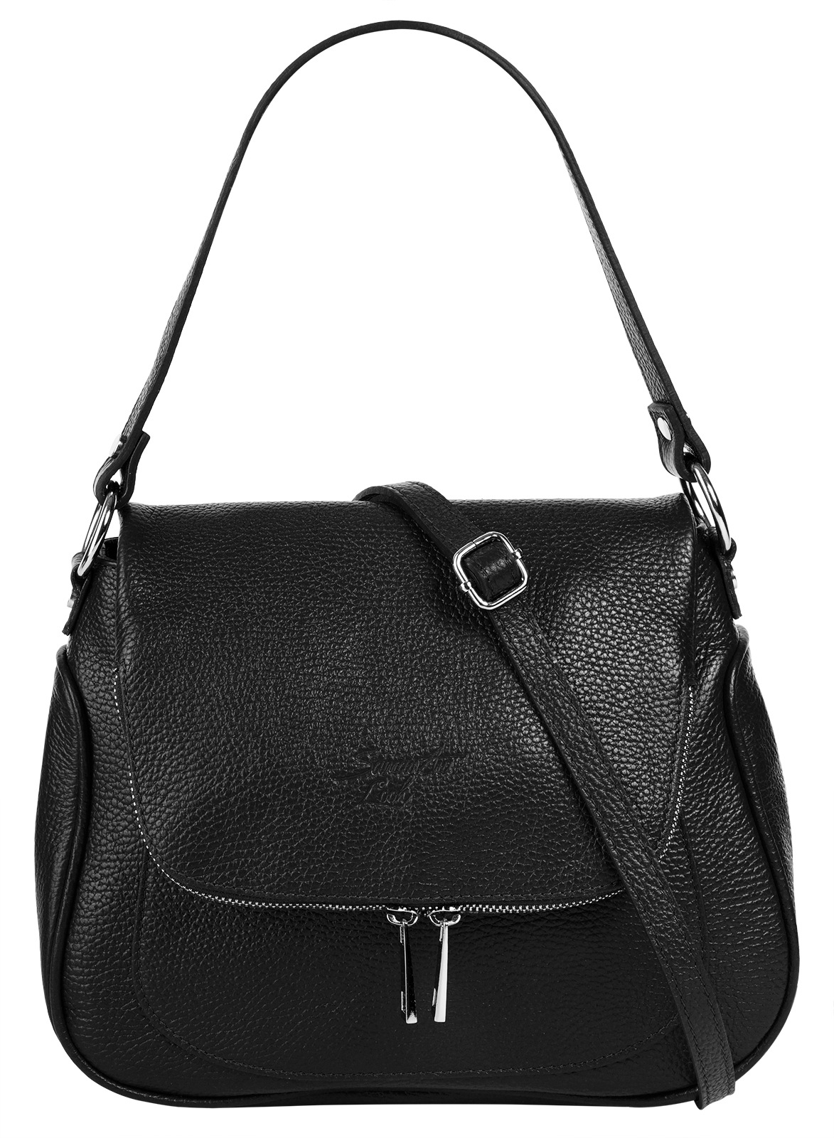 Samantha Look Umhängetasche, echt Leder, Made in Italy kaufen