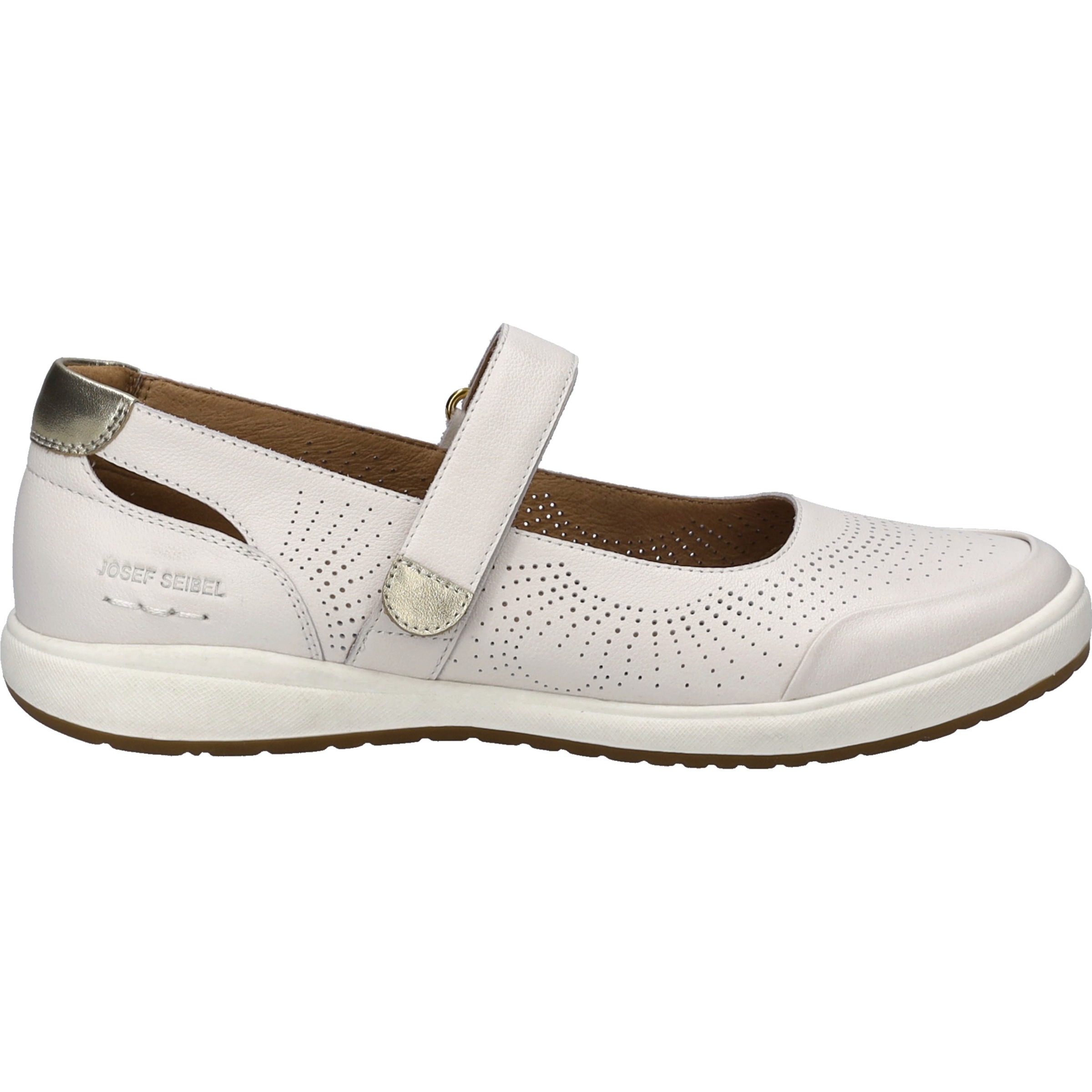 Josef Seibel Slipper "Caren 68, weiss-gold" günstig online kaufen