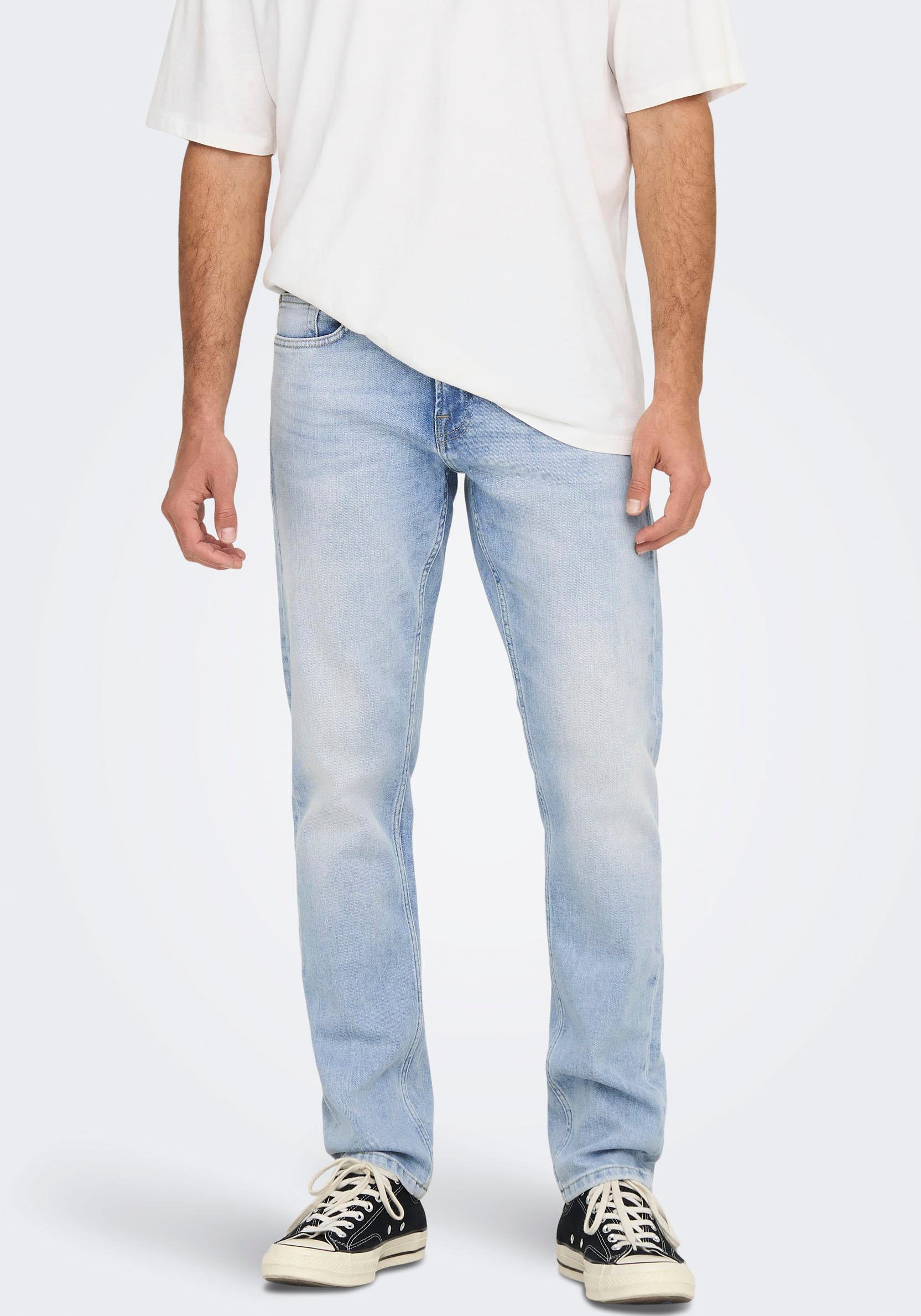 ONLY & SONS Regular-fit-Jeans "WEFT"