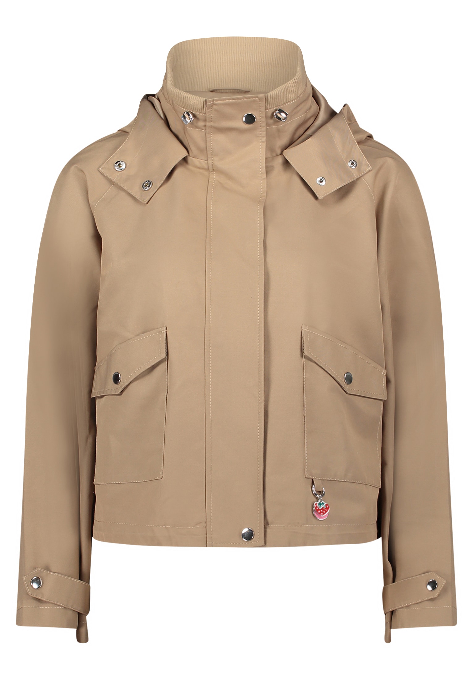 Cartoon Canvasjacke »Damen mit aufgesetzten Taschen«