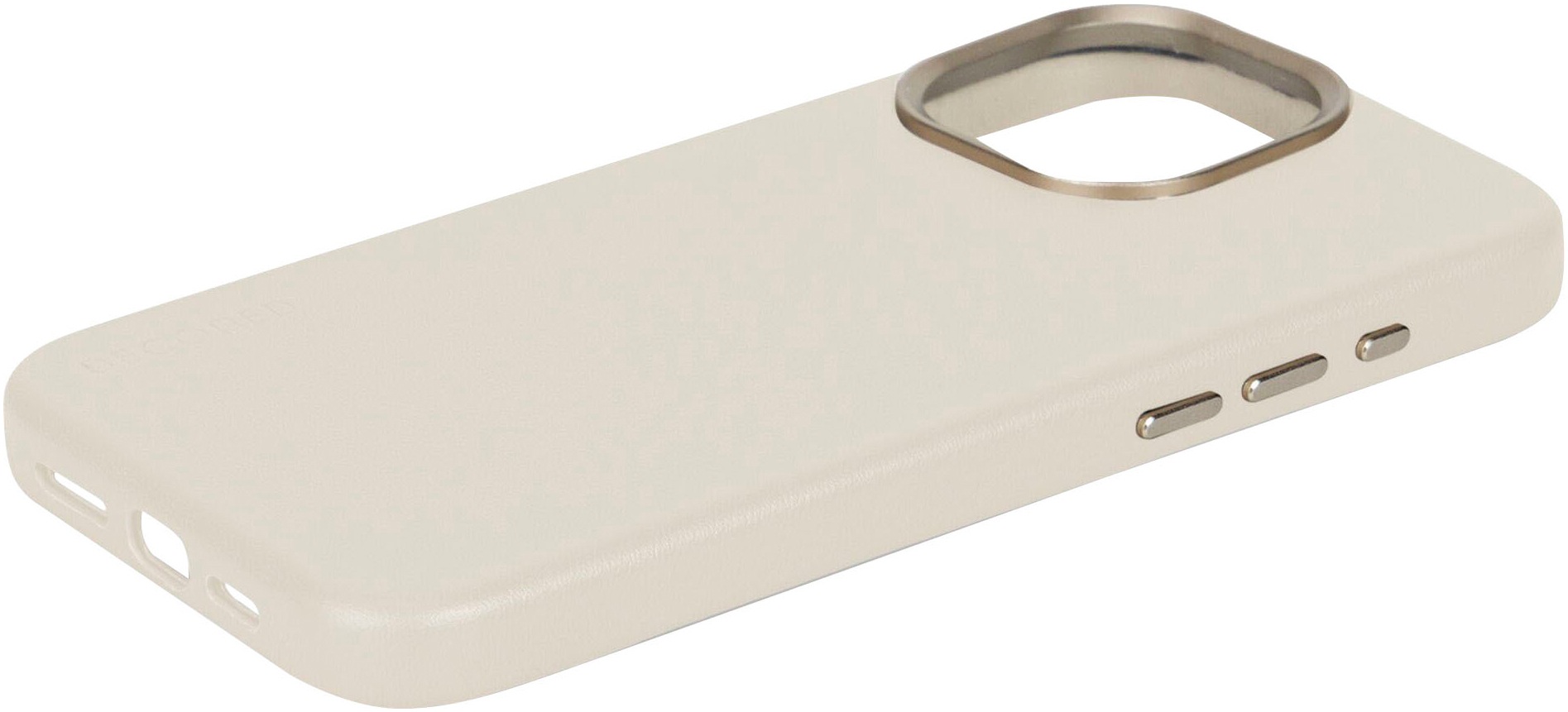 DECODED Smartphone-Hülle »Leather Backcover für iPhone 15 Pro«, iPhone 15 Pro, 15,5 cm (6,1 Zoll)