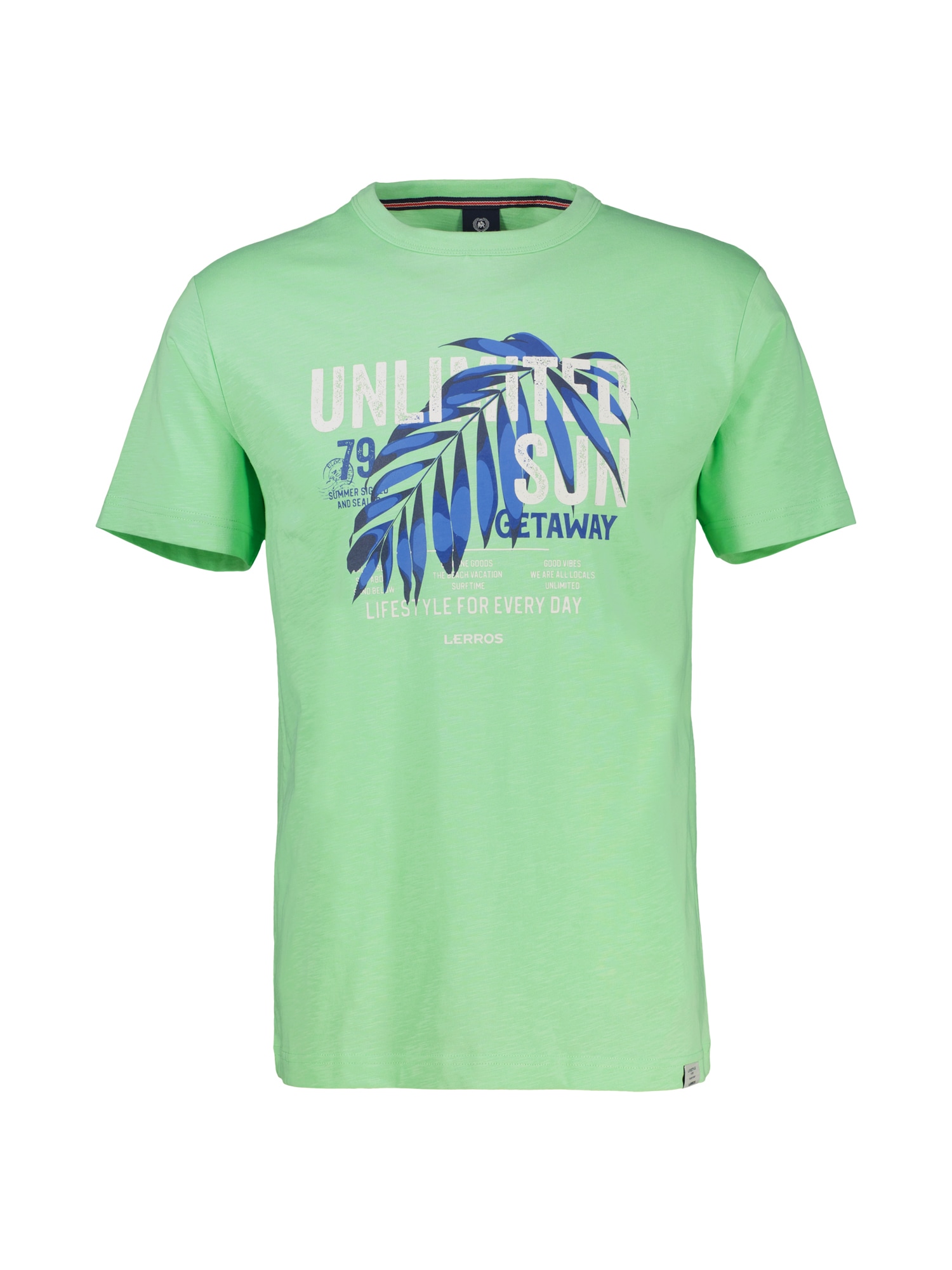 LERROS T-Shirt »LERROS Herren T-Shirt mit Brustprint«
