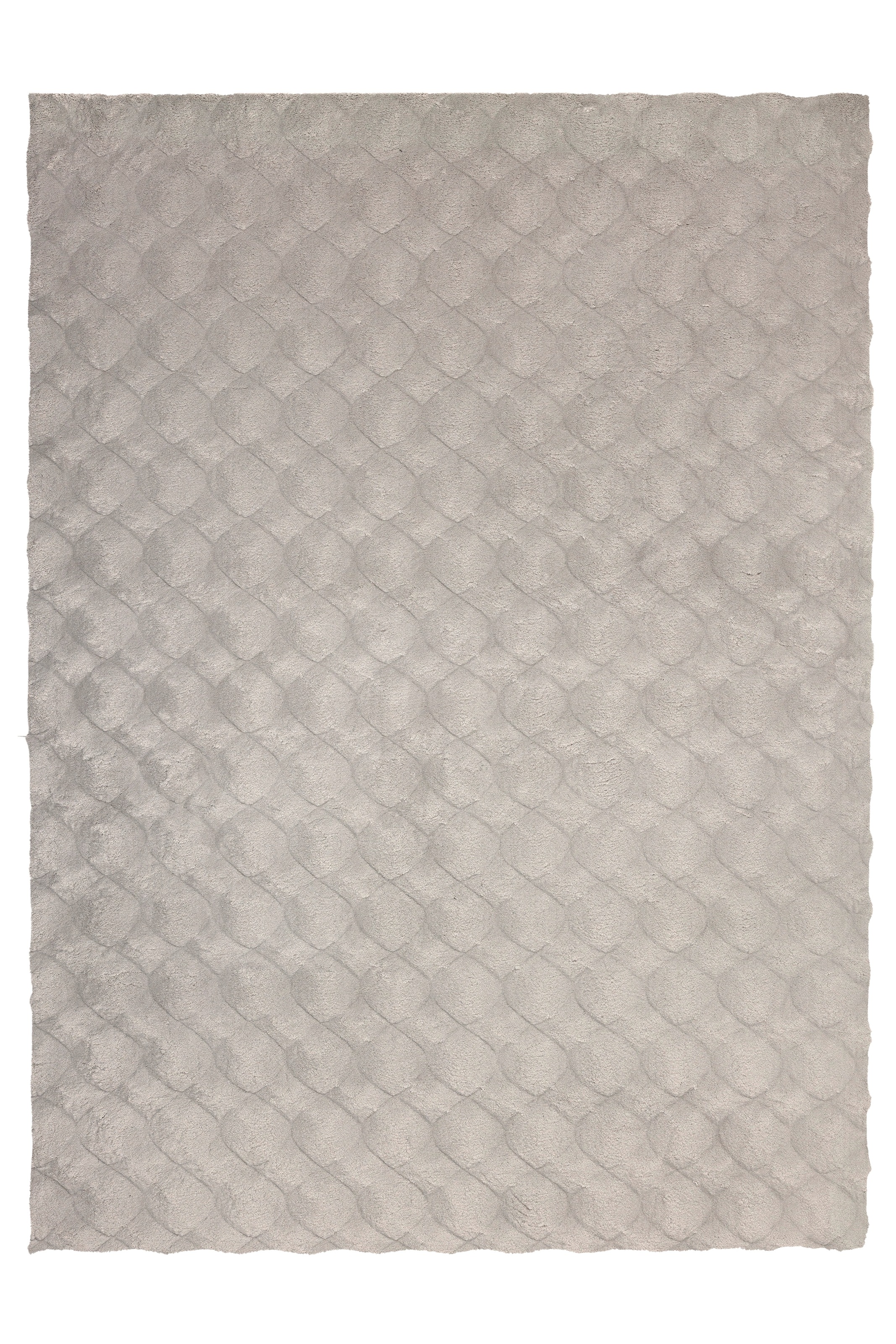 Teppich KAYOOM, B:80cm H:30mm L:150cmgrau, Polyester, Teppiche, "Royal Glow 825", Hochflor