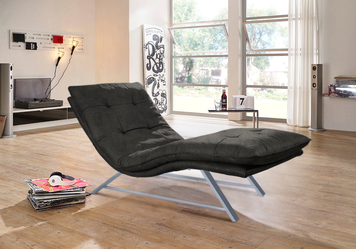 W.SCHILLIG Relaxliege "daily dreams" in Waffelkissen-Optik, wahlweise mit M günstig online kaufen