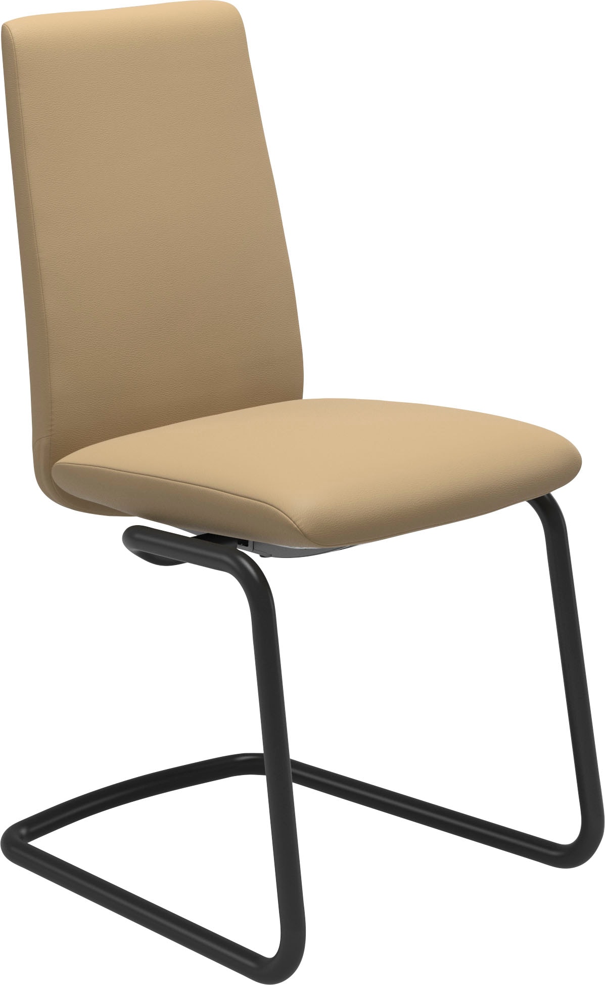 Stressless Polsterstuhl "Laurel" () Low Back, Größe M, mit Beinen aus Stahl in Schwarz matt