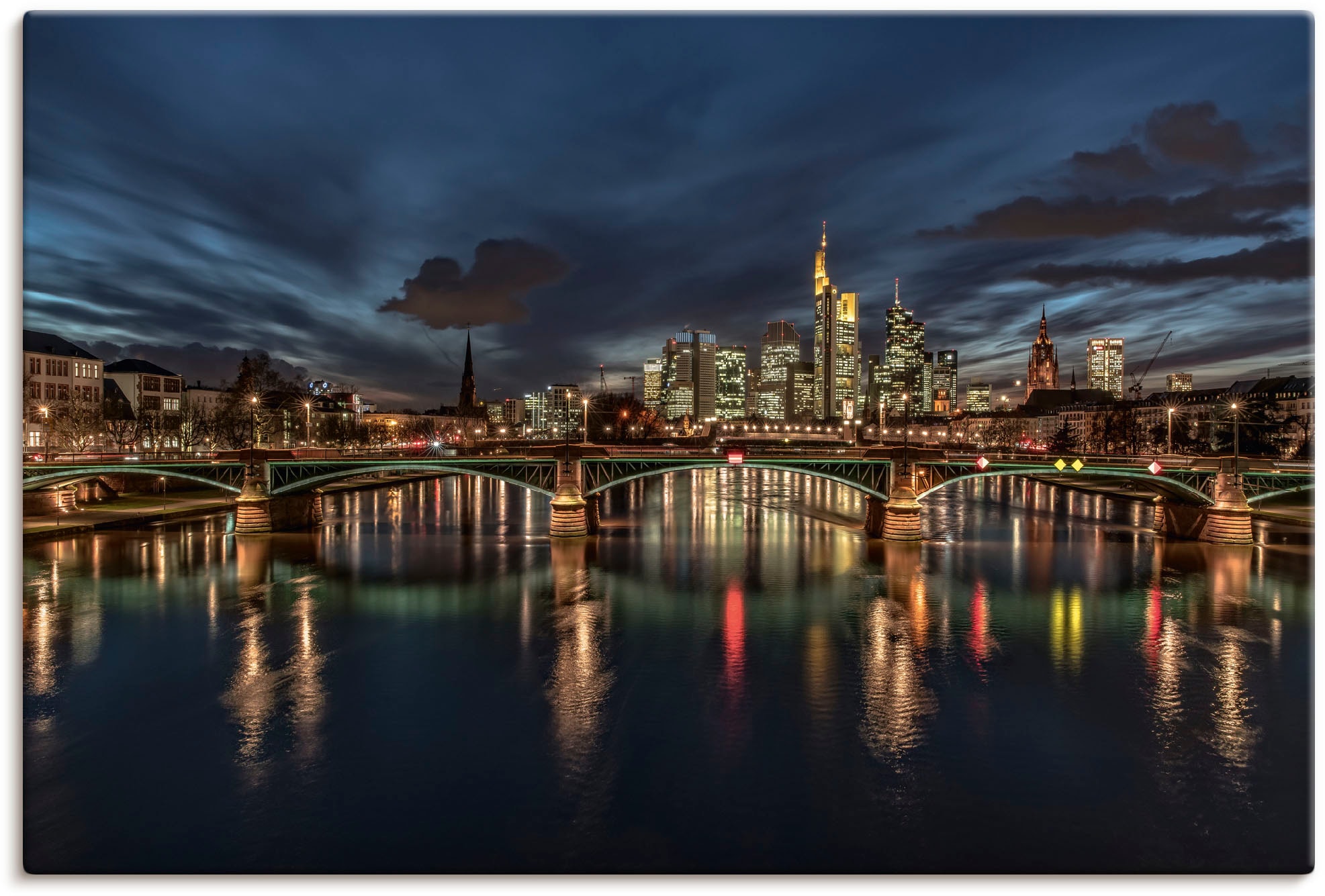 Artland Wandbild »Frankfurt am Main«, Frankfurt am Main, (1 St.), als  Alubild, Leinwandbild, Wandaufkleber oder Poster in versch. Größen kaufen |  BAUR
