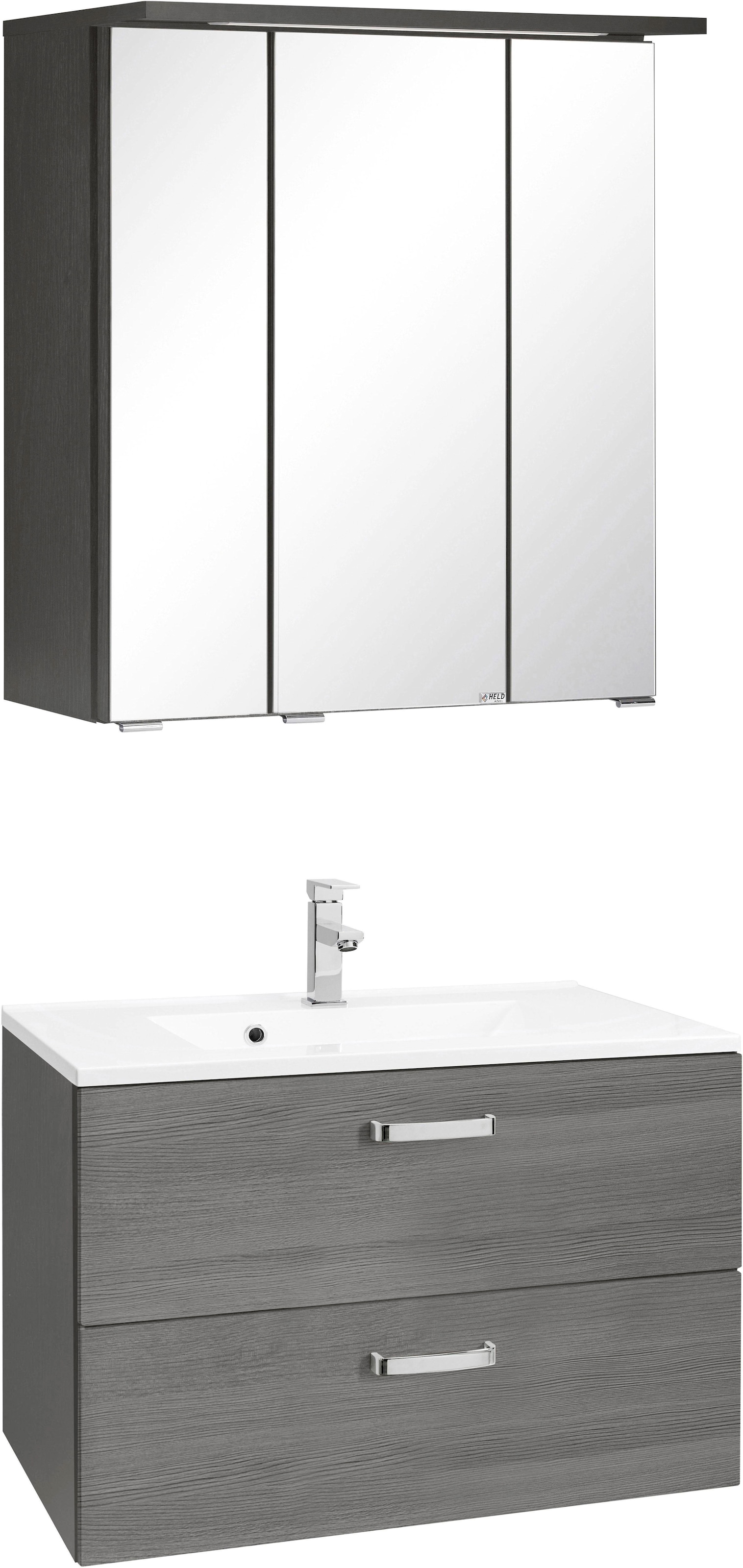 welltime Badmöbel-Set "Ravenna" 2 Stk. tlg. mit Soft-Close Funktion günstig online kaufen