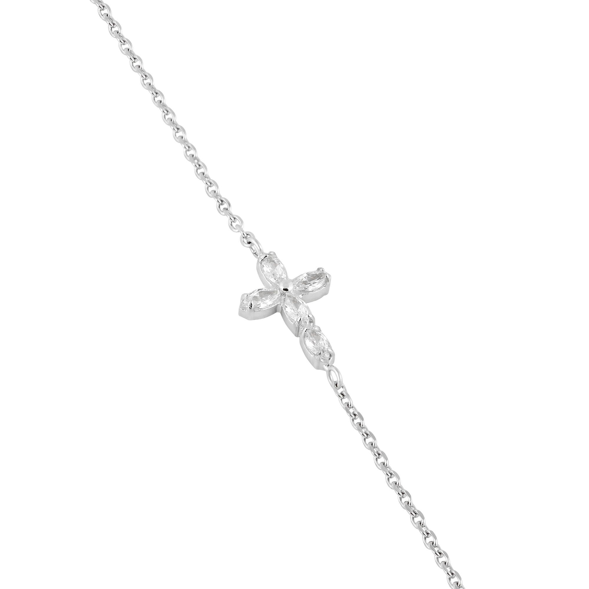 Tamaris Armband »Cross, Kreuz-Motiv« mit Zirkonia (synth.)