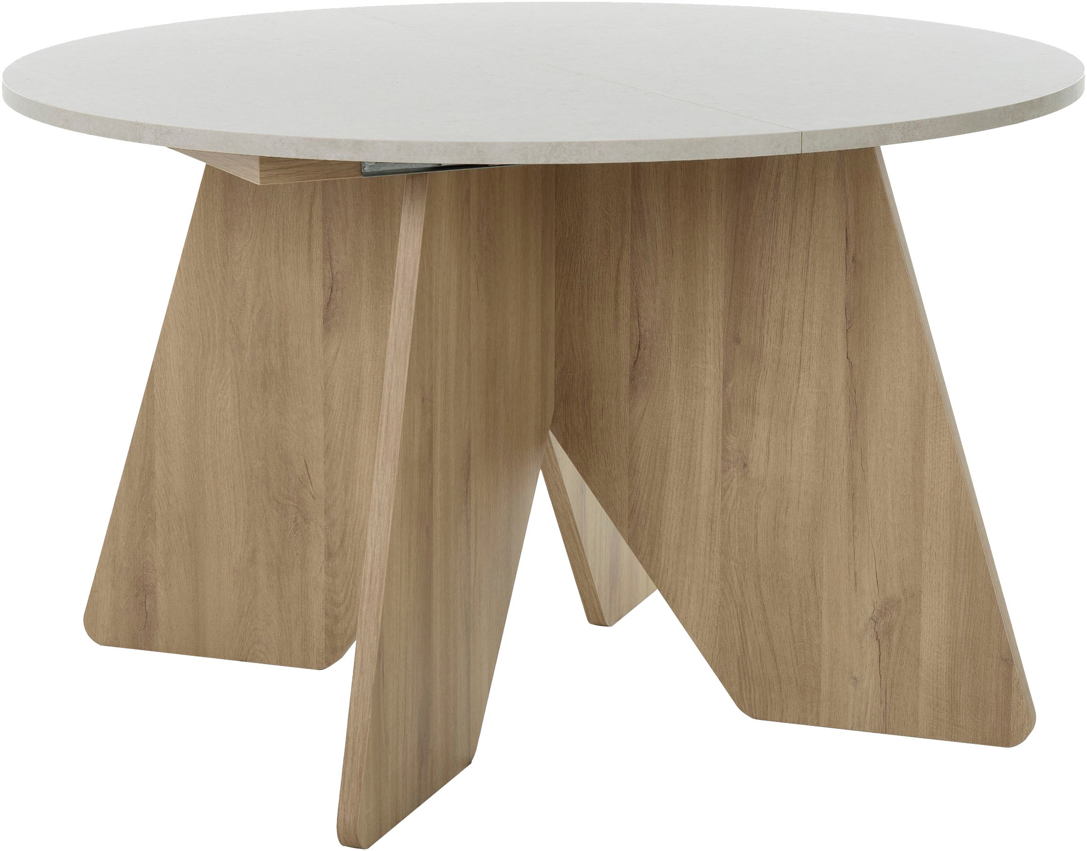 Thumbnail - Gami Esstisch "GALEO" Runder Tisch mit 1 Ausziehplatte