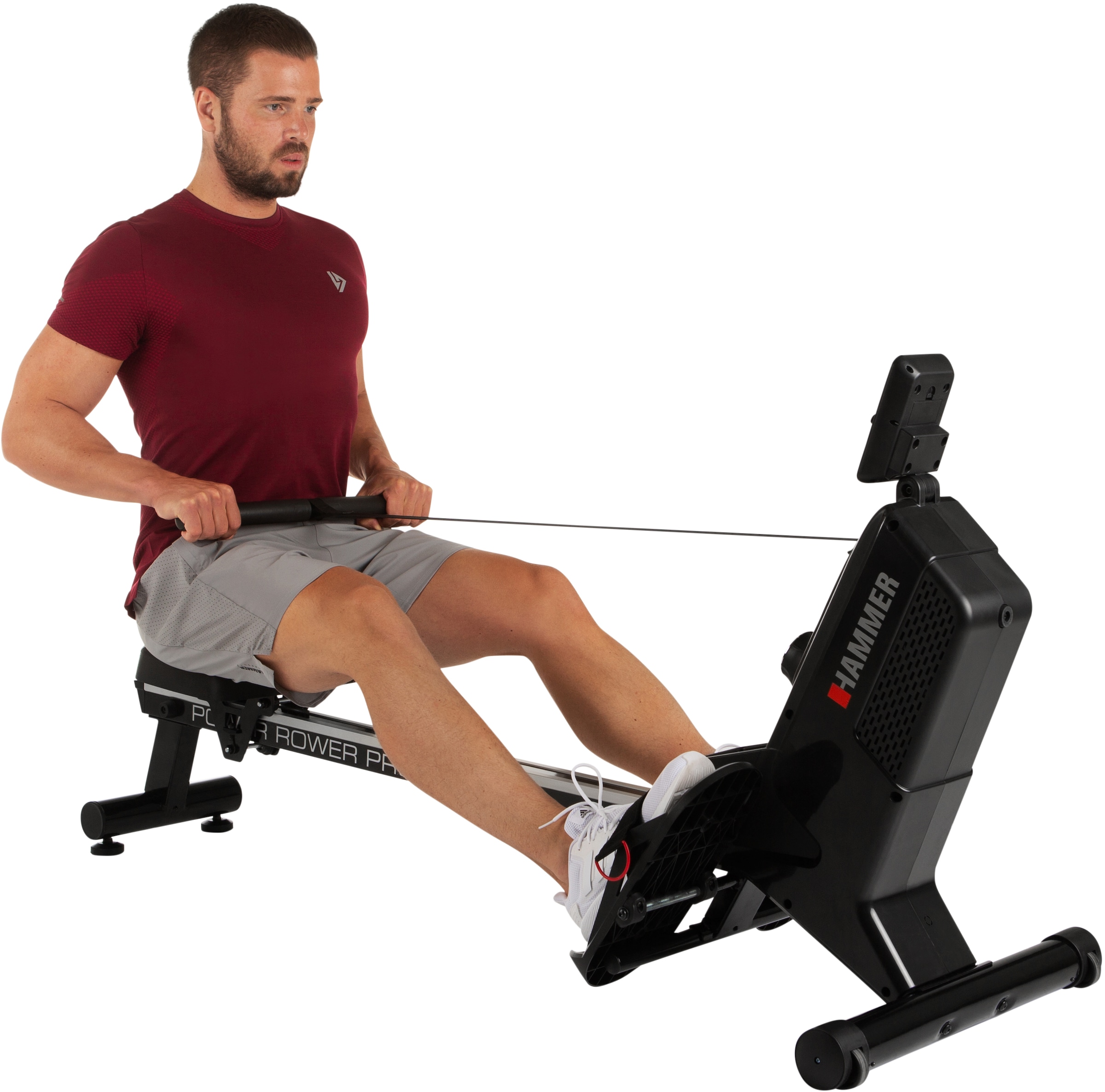 Hammer Rudergerät »POWER ROWER PRO II«, mit 8-facher manueller Widerstandsverstellung