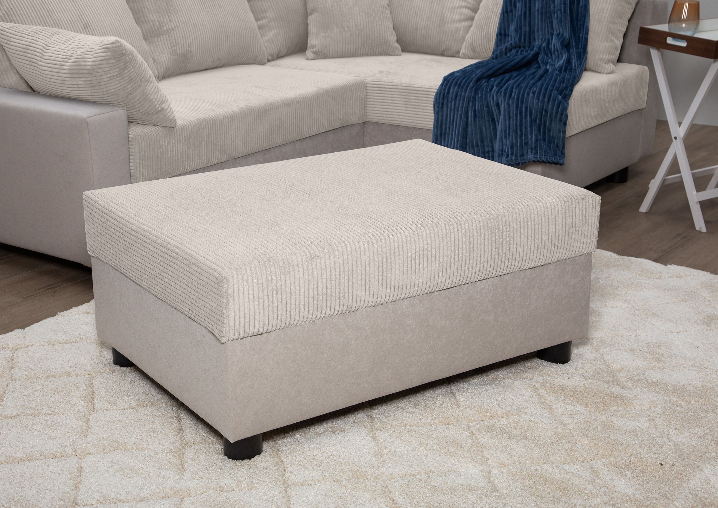 COLLECTION AB Hocker »Parma, B: 98 cm« mit Federkern