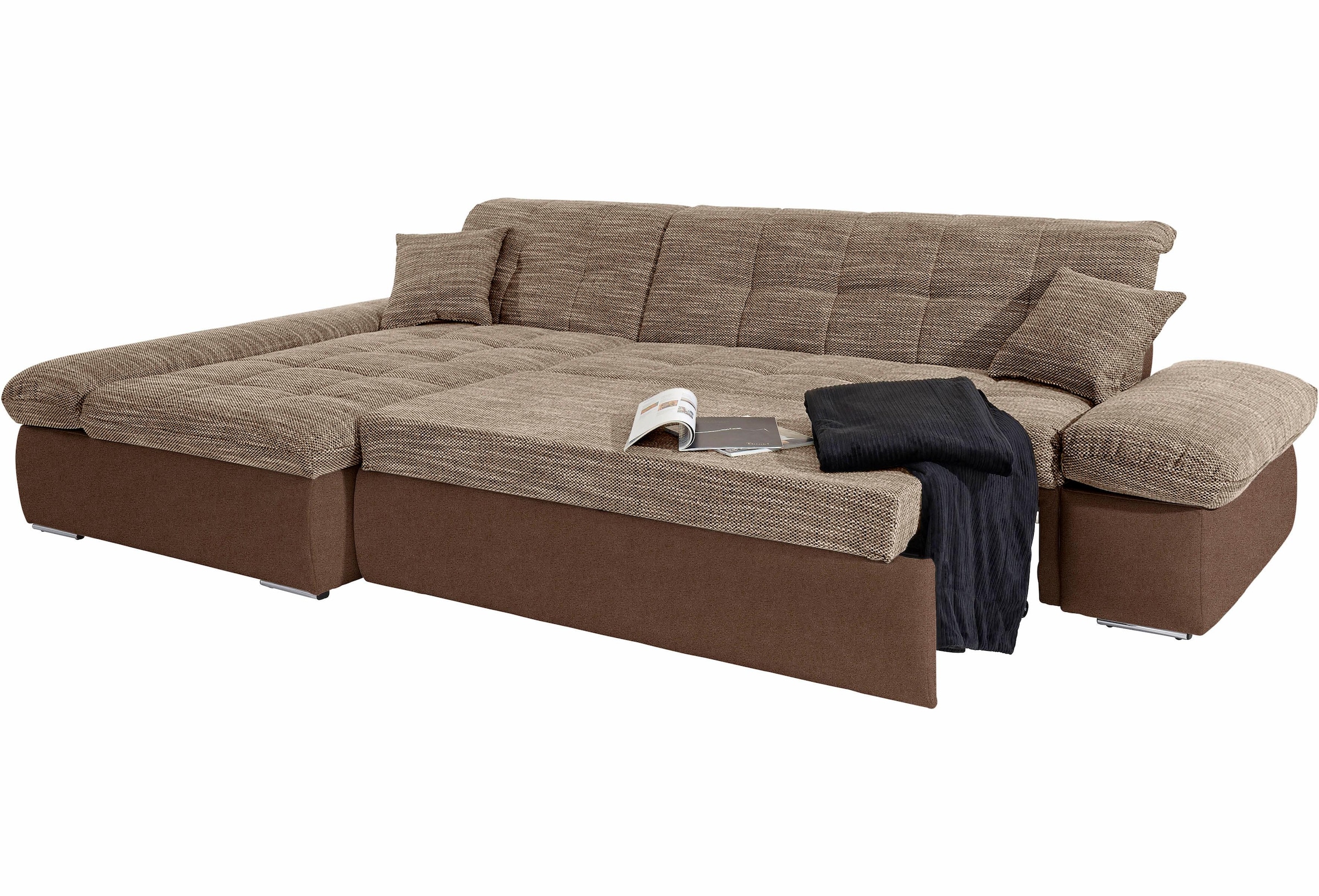 DOMO collection Ecksofa "Moric, L-Form, XXL-Sofa - Breite 300cm", wahlweise günstig online kaufen