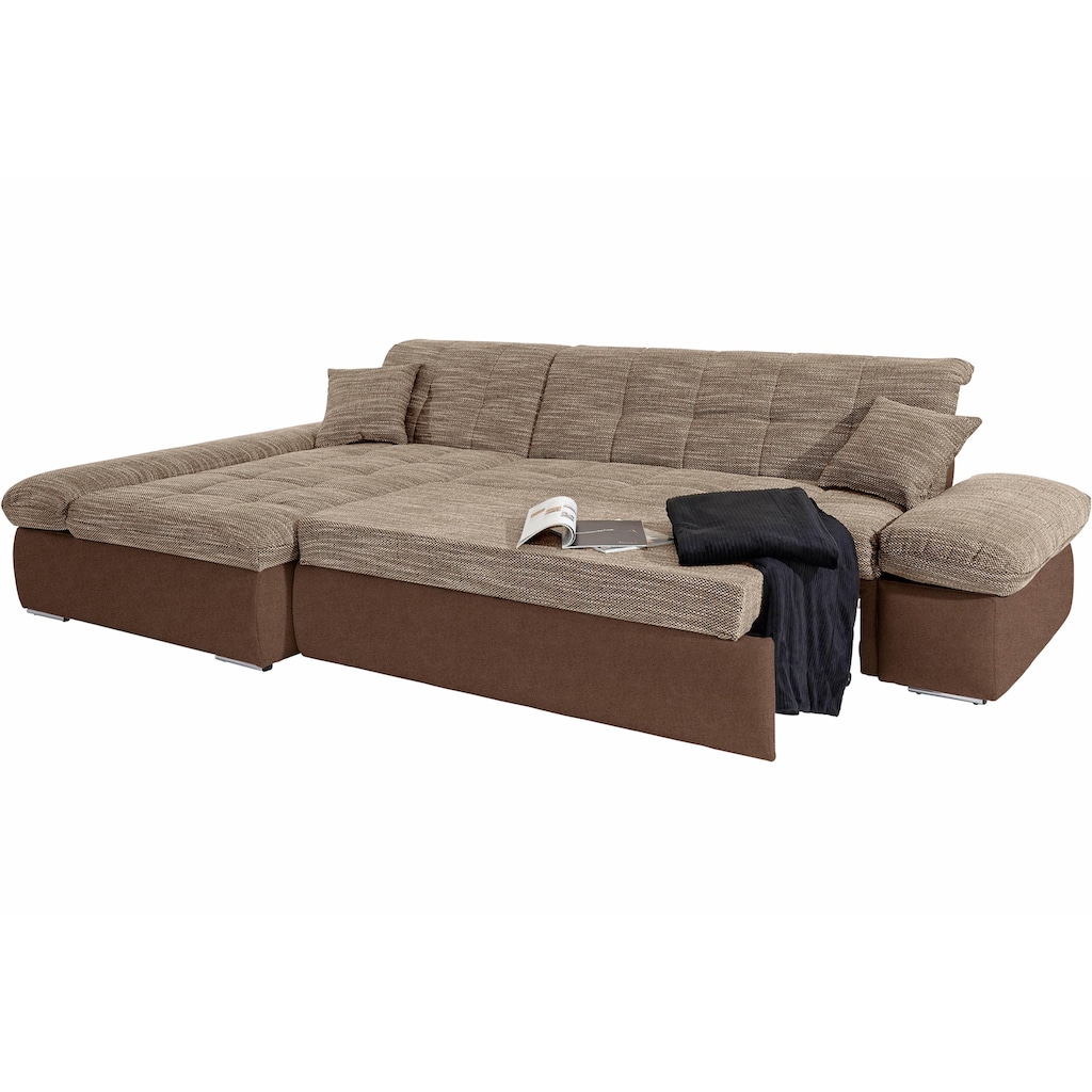 DOMO collection Ecksofa »Moric Schlafsofa B/T/H 300/172/80 cm, viele Bezugsarten, auch in Cord«