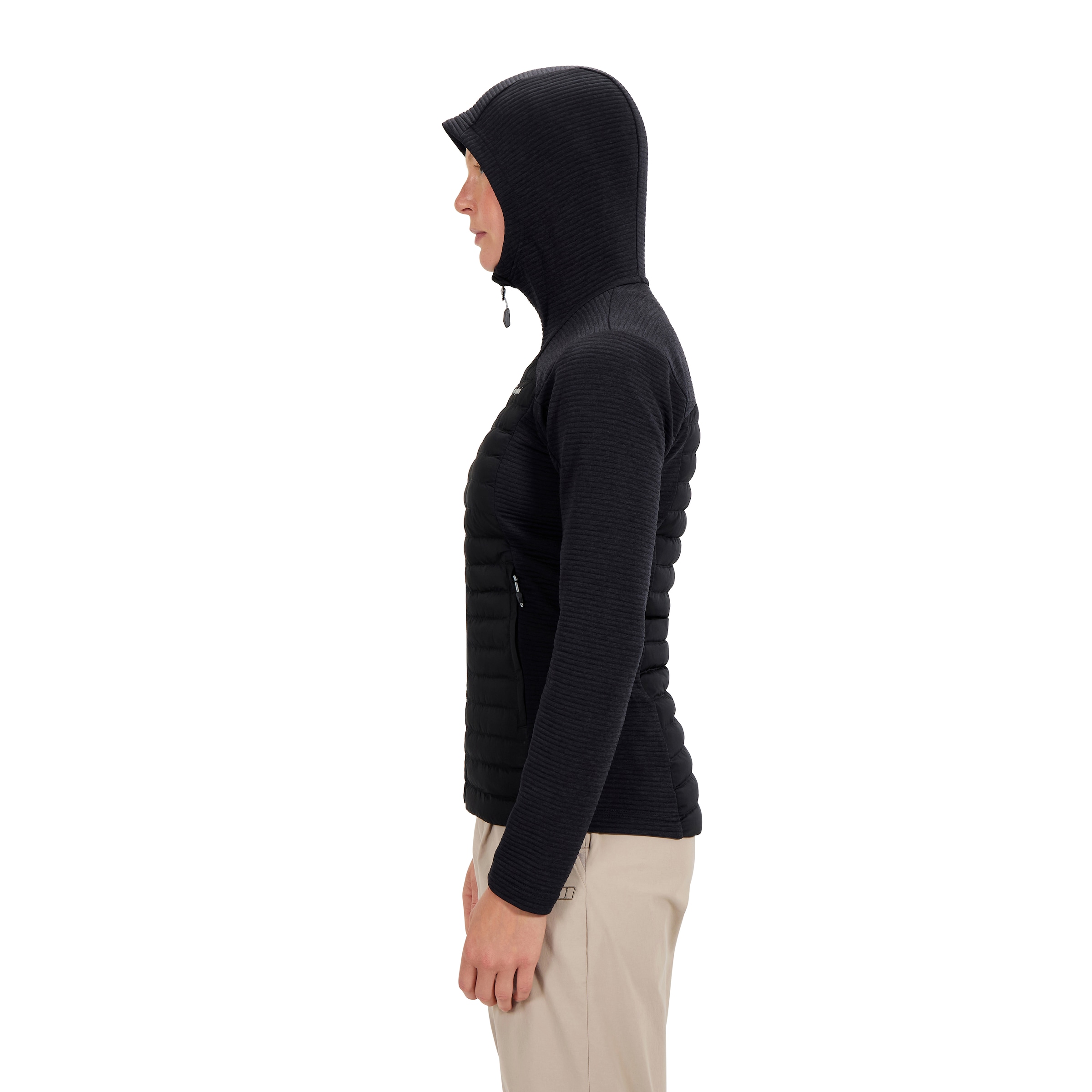 Berghaus Hybridjacke »NULA HYBRID JACKET« mit Kapuze Hydroloft® Isolierung, Strickfleece-Einsätze, leicht verstaubar