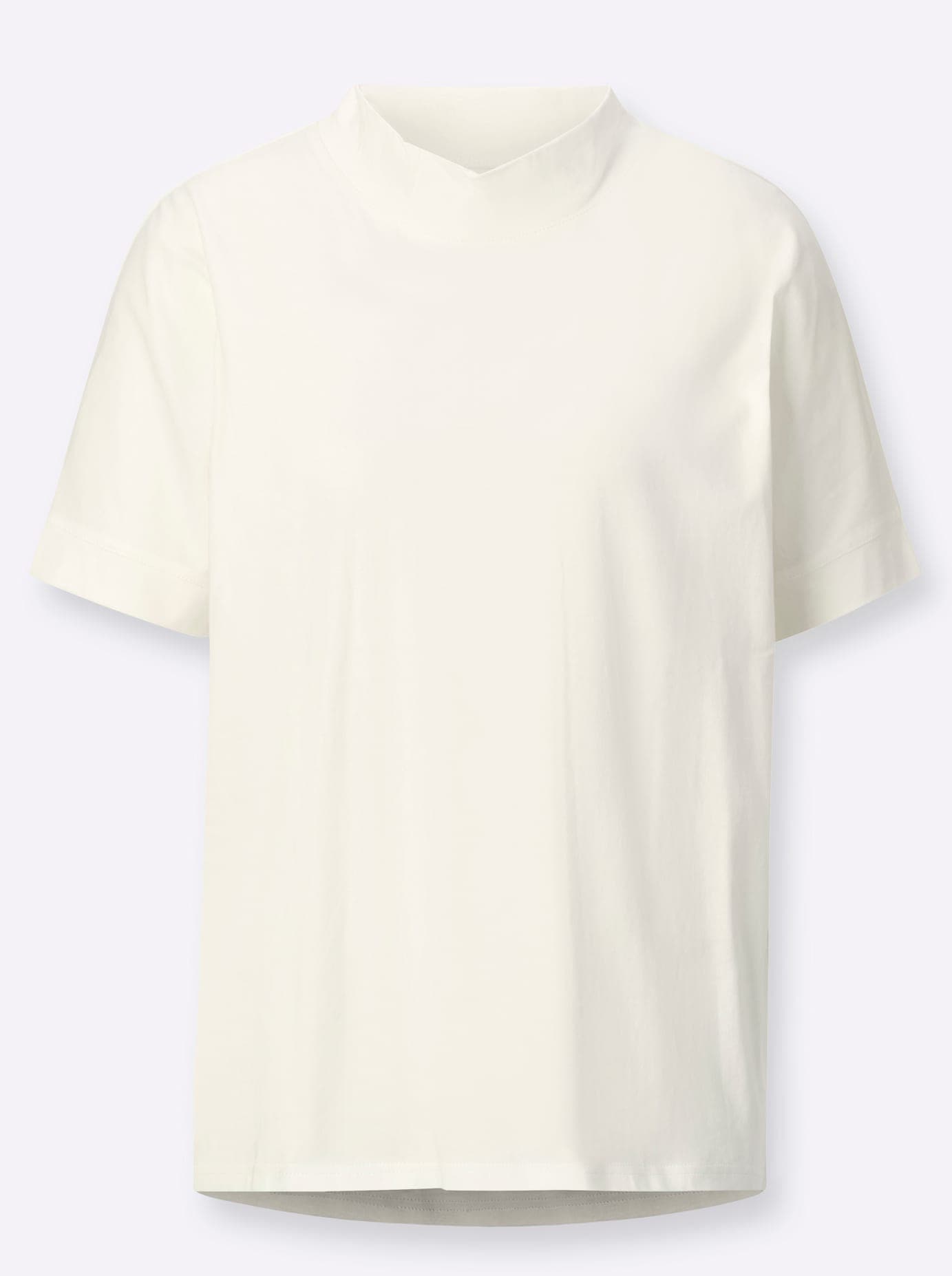 Classic Basics Stehkragenshirt »Kurzarm-Shirt«, (1 tlg.)