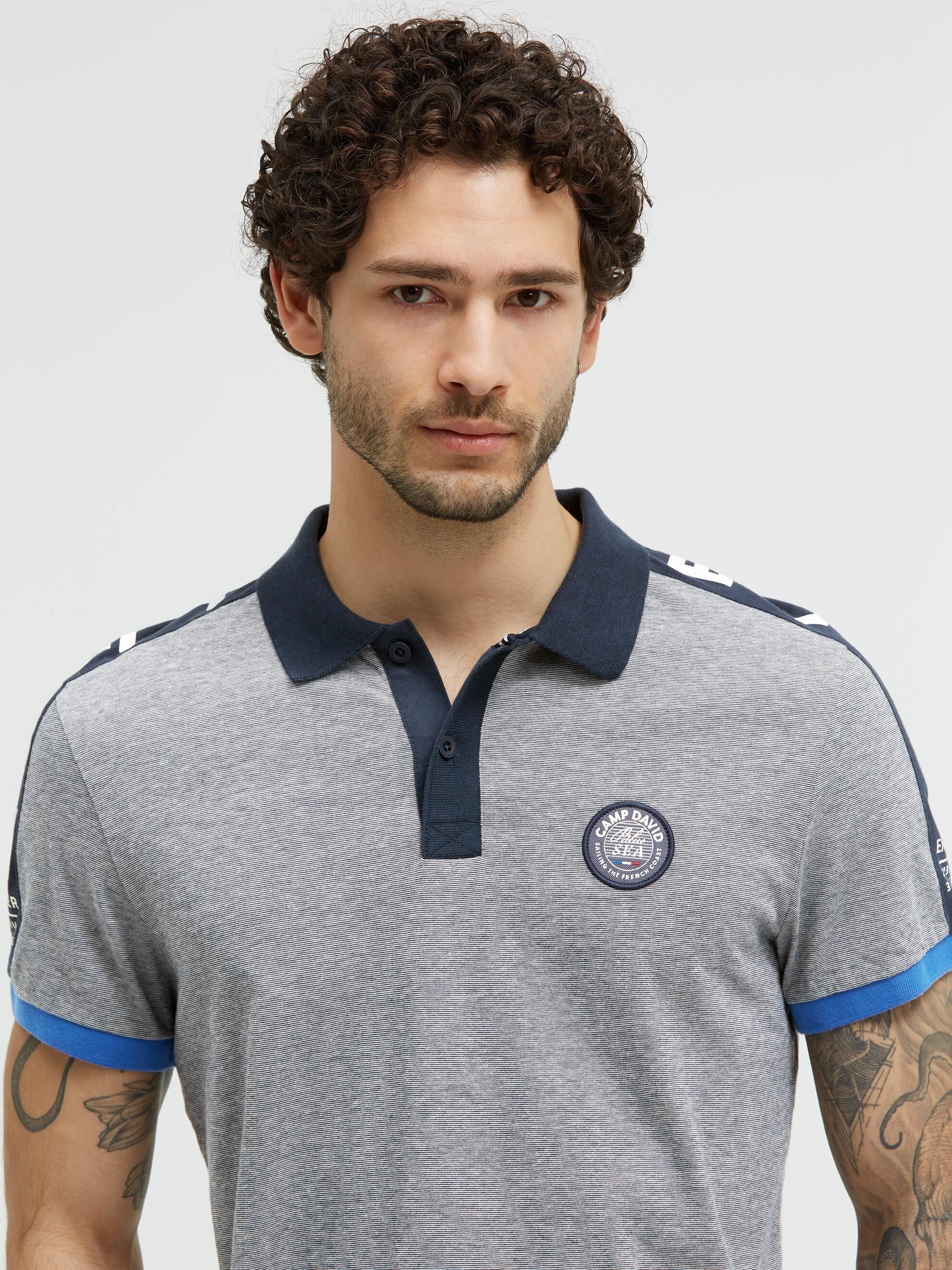 CAMP DAVID Poloshirt aus Baumwolle