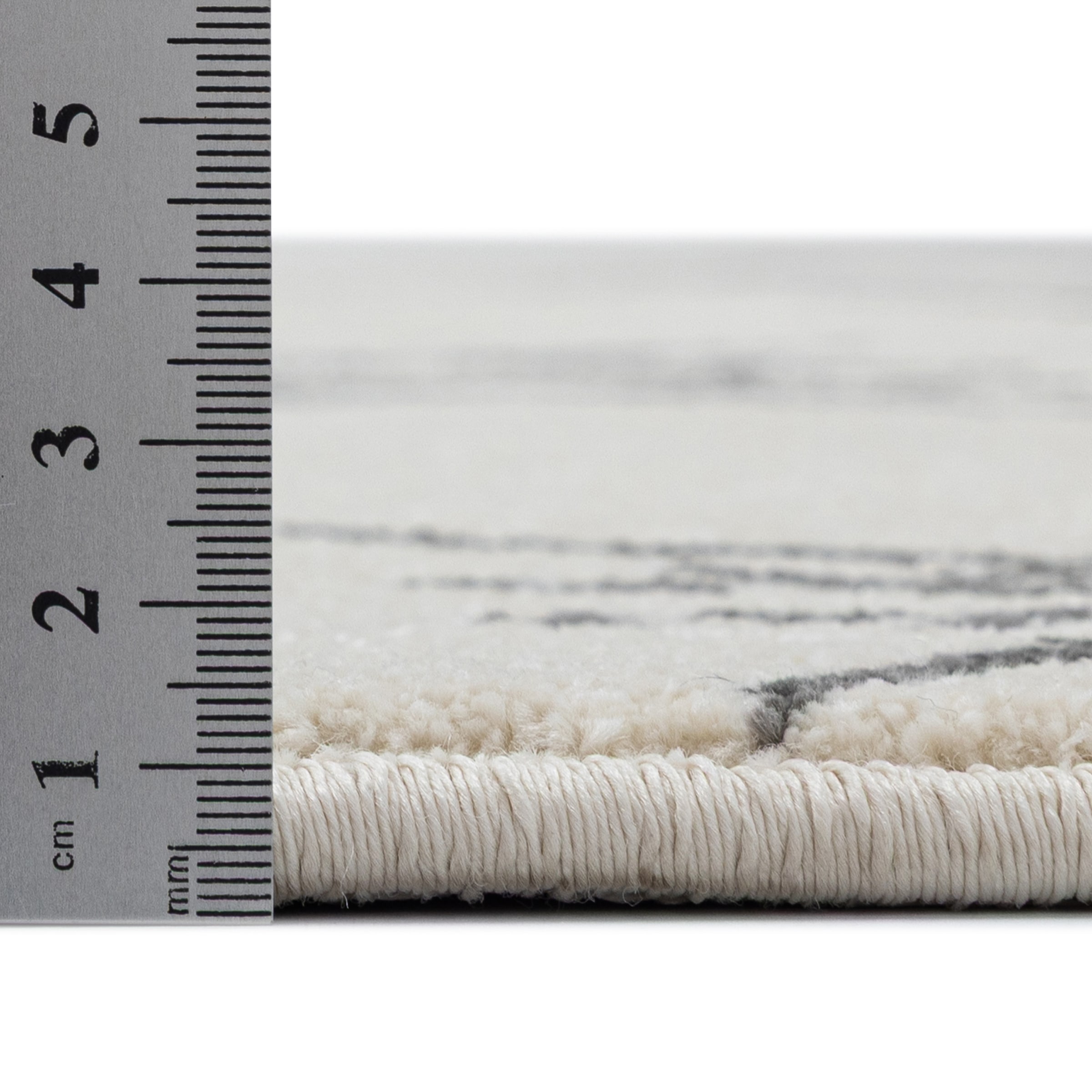 Sansibar Teppich »Heide SA-037« rechteckig 10 mm Höhe modernes Design, mit Motiv: gekreuzte Säbel, Wohnzimmer
