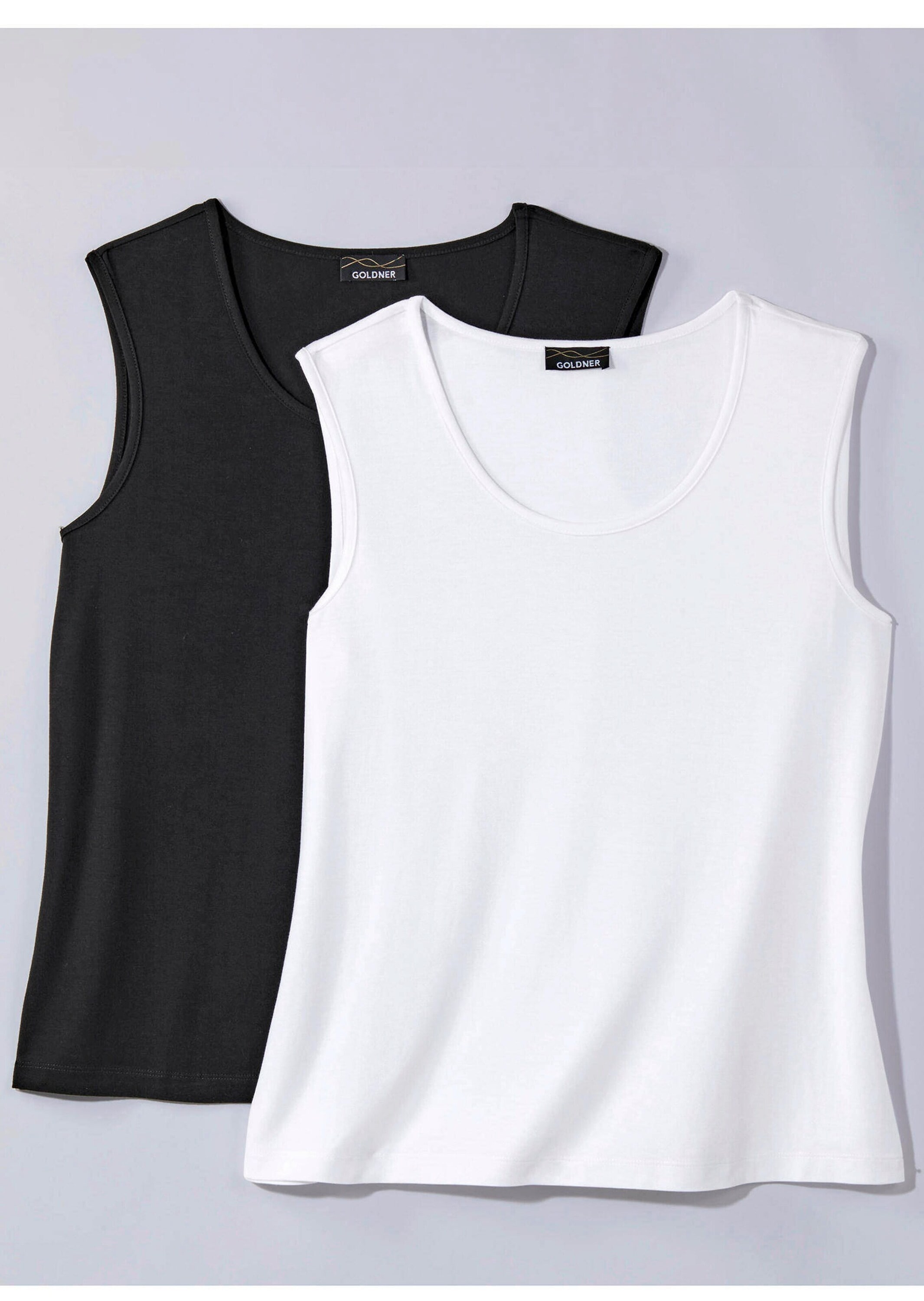 Thumbnail - GOLDNER Trägertop "Kurzgröße Doppelpack aus weichem Viskose-Jersey"