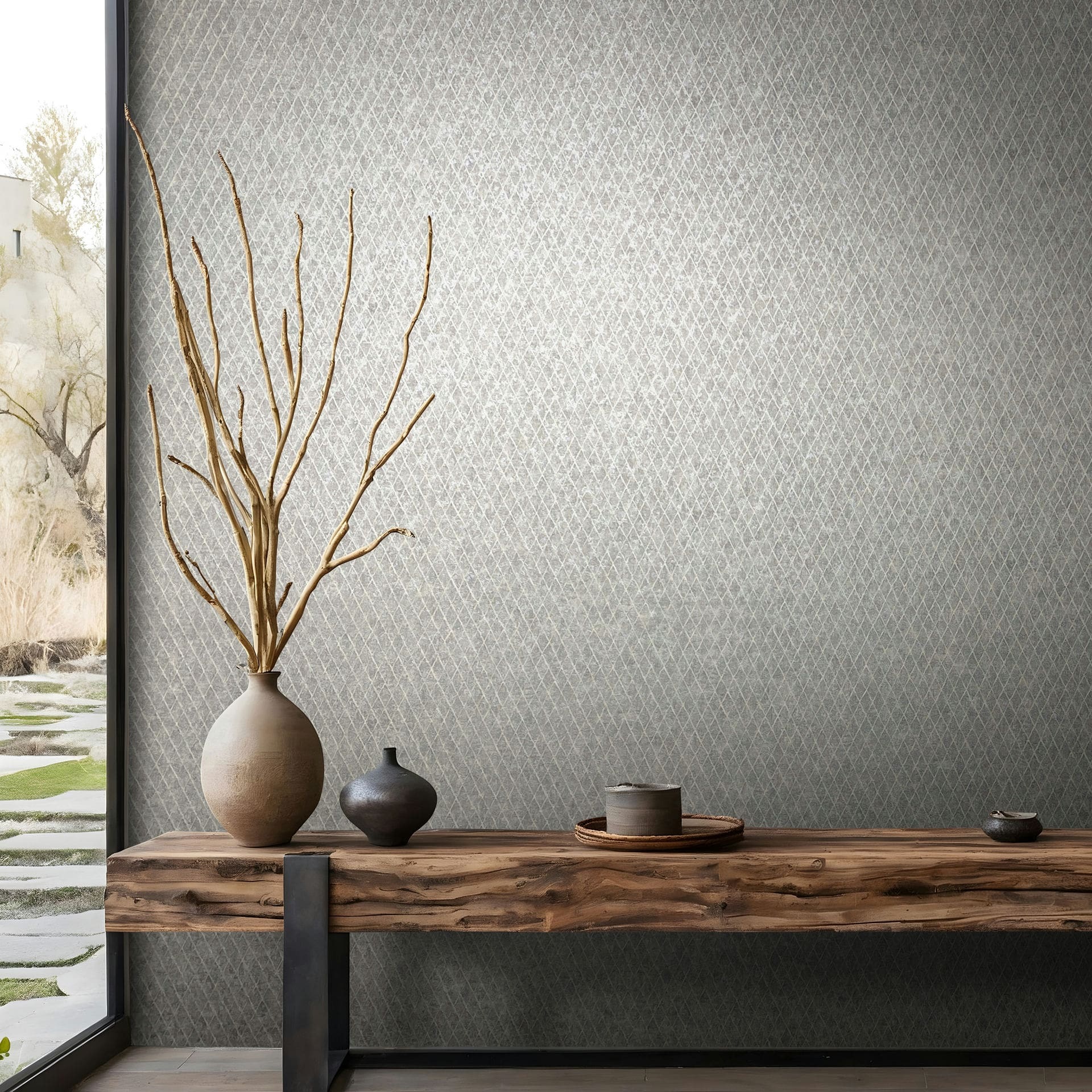Marburg Vliestapete "Tapete Stripe Flow" geometrisch geprägt moderne Vliestapete für Wohnzimmer Schlafzimmer Küche