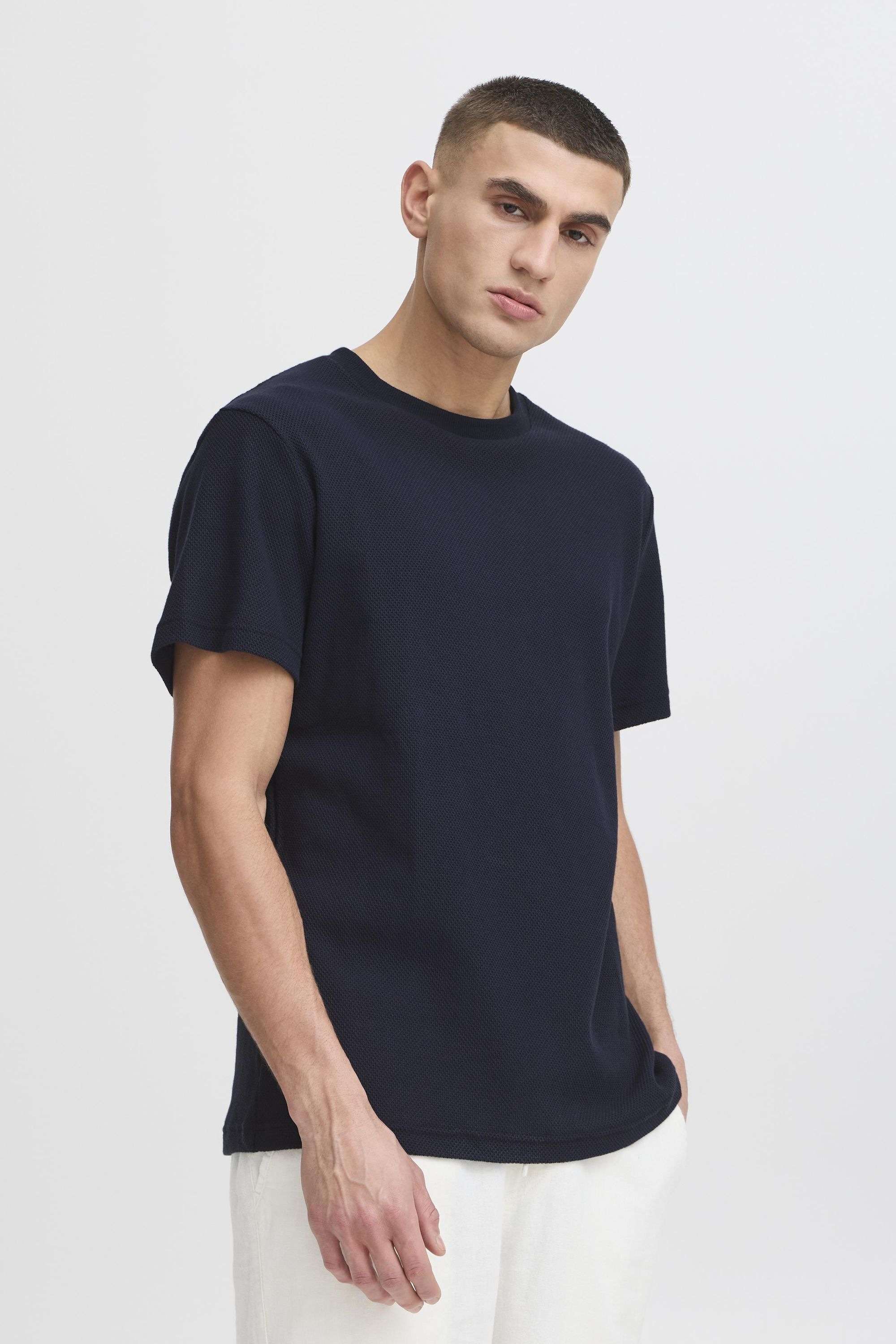 !solid SDPAUL Men's Crew Neck T-Shirt Insignia Blue Size M 2