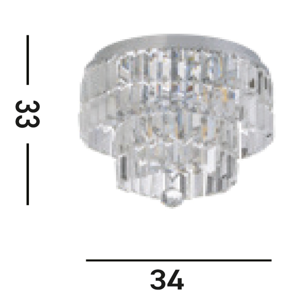 Searchlight Deckenleuchte »Empire 4Lt Flush« E14 1 Stk.