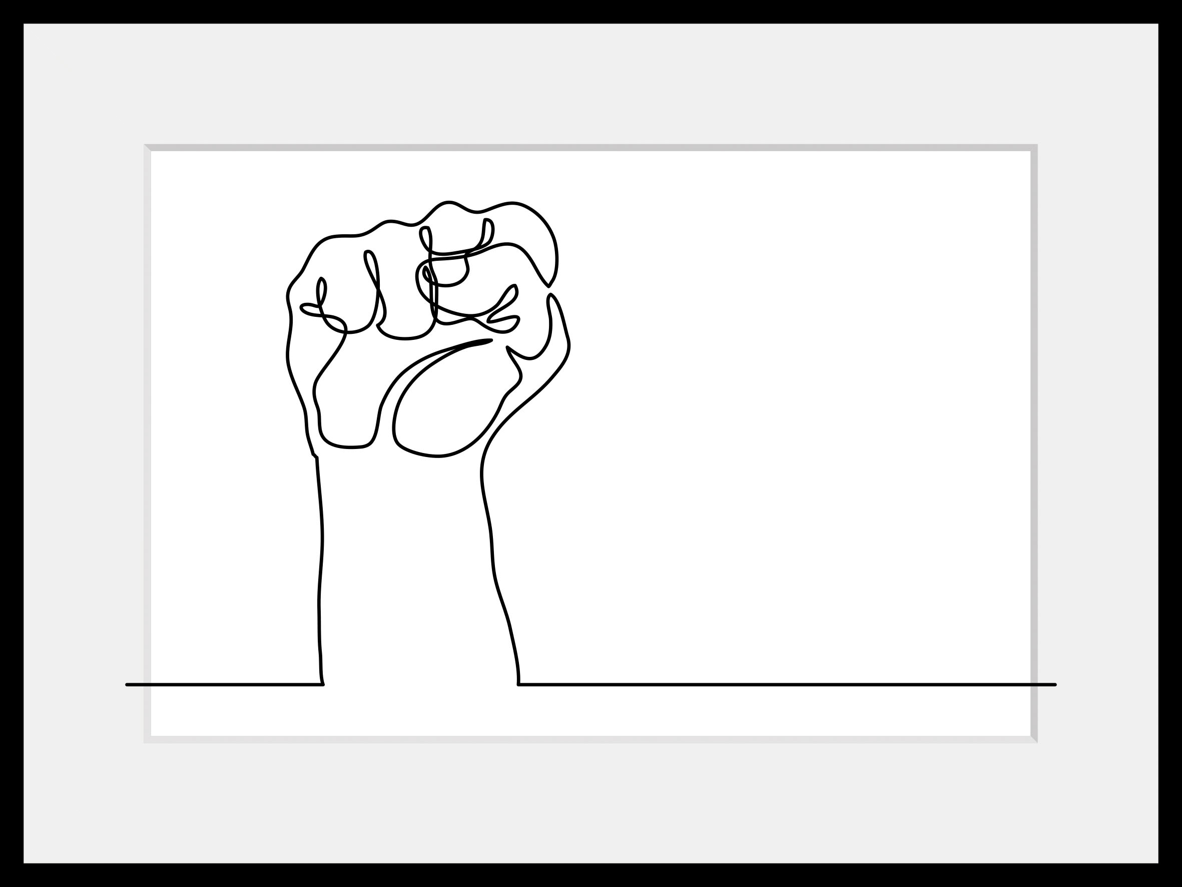queence Bild »I want to break free«, Schwarz-Weiß-Kunst-Anatomie, (1 St.), HD Premium Poster-Druck inkl. Holzrahmen