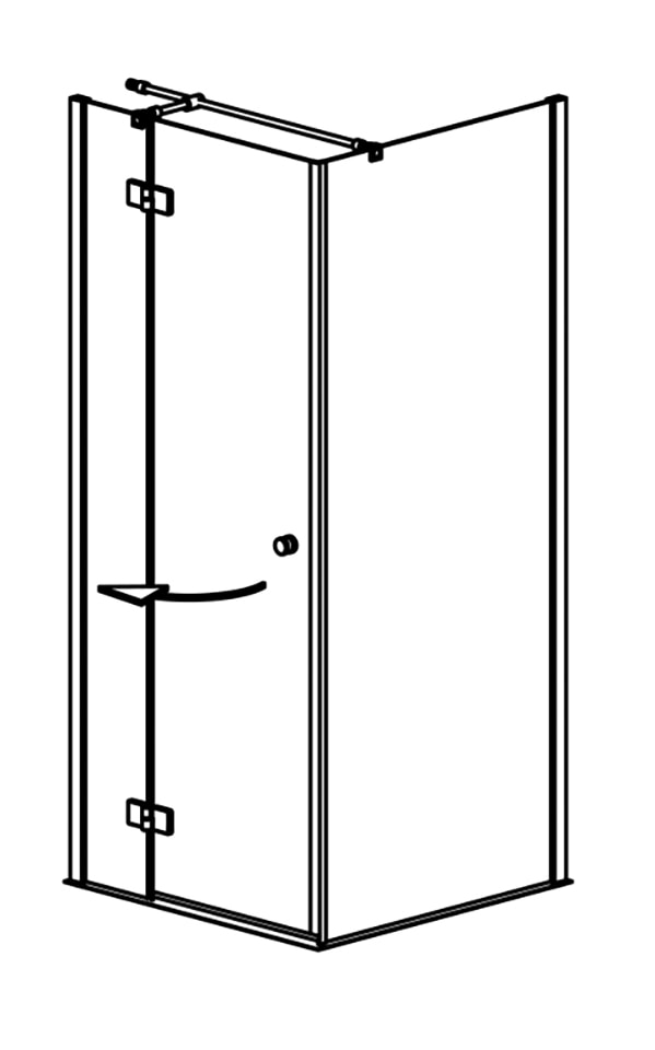 maw by GEO Dusch-Drehtür »A-N300« BxH: 90 x 200 cm