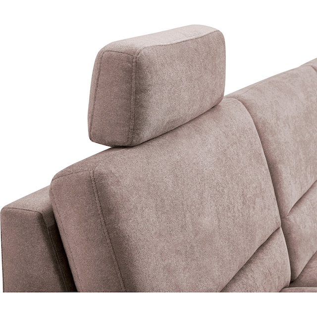 CALIZZA INTERIORS Ecksofa »Onyx«, Ottomane links oder rechts, wahlweise mit  Bettfunktion, Breite 257 cm bestellen | BAUR