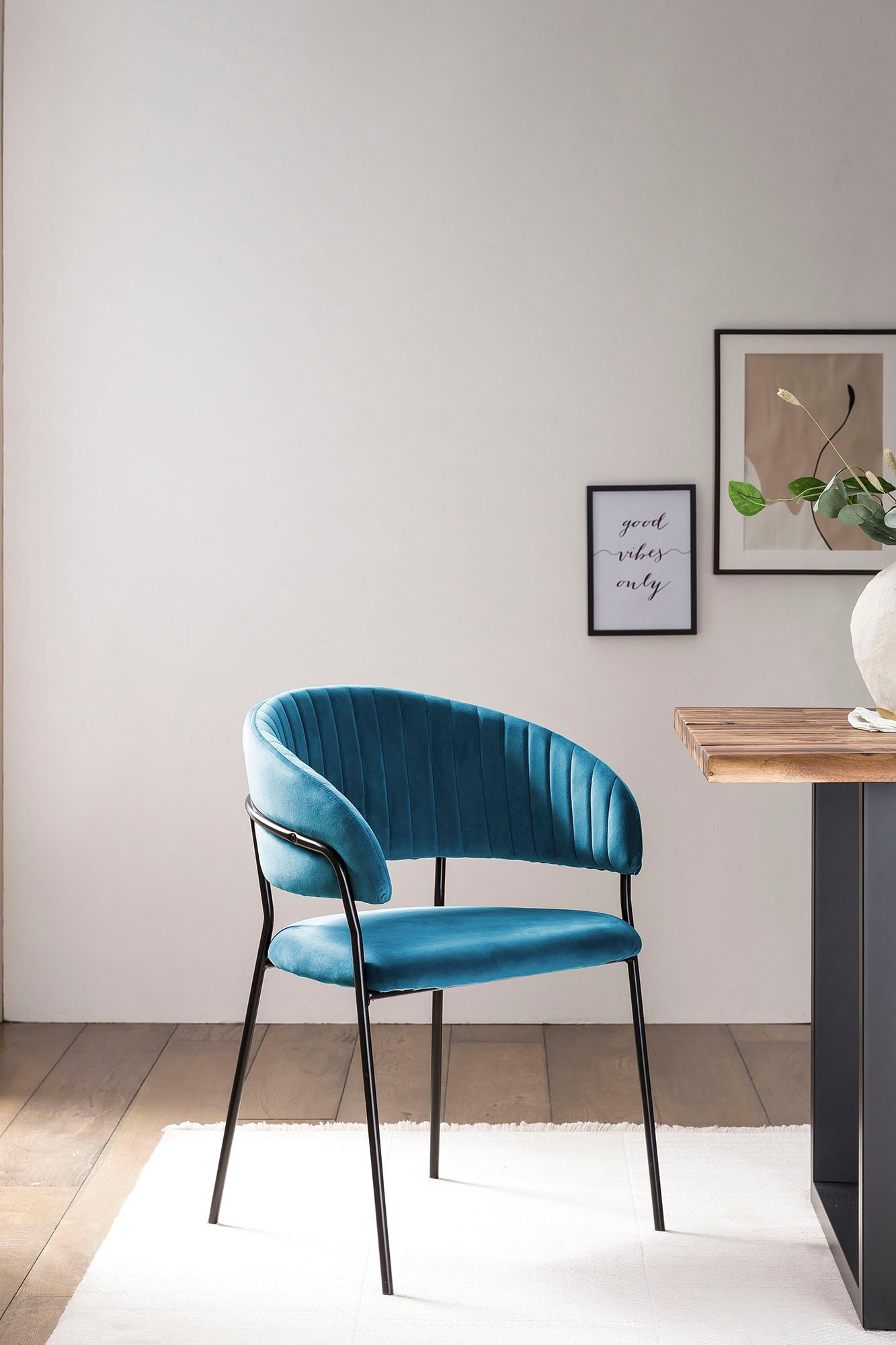 SalesFever Esszimmerstuhl "Idro Komfortabler Polsterstuhl" () 1 Stk.Abgerun günstig online kaufen