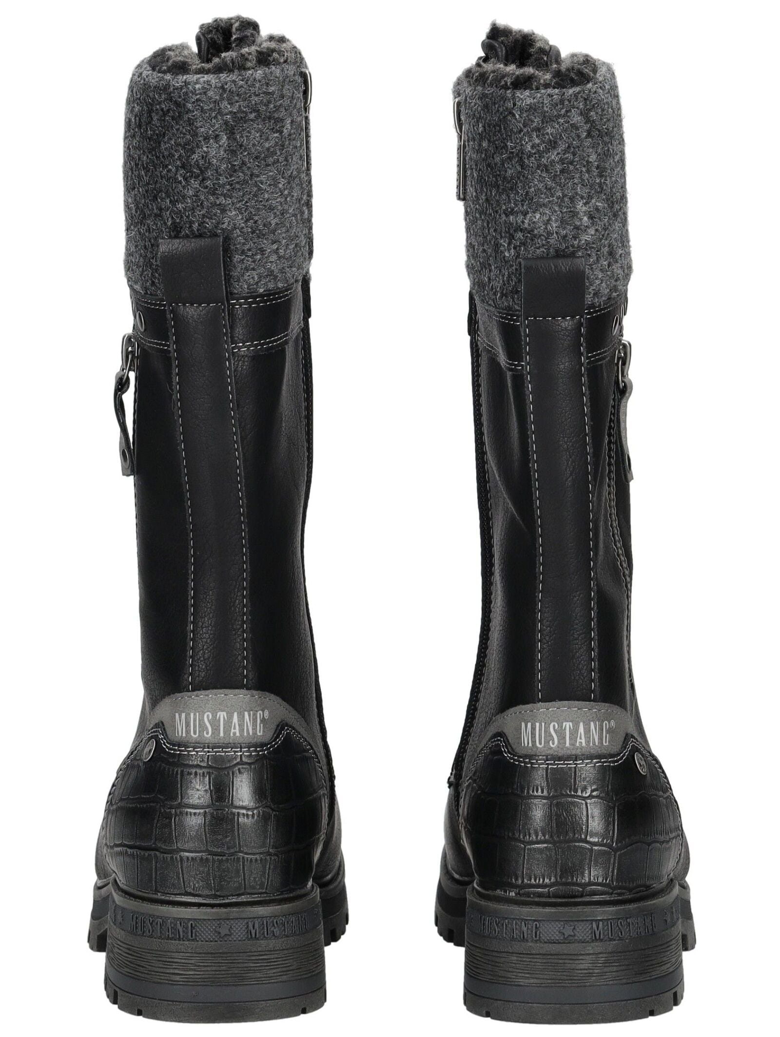 Mustang Shoes Schnürstiefel »Mustang Shoes Stiefel Lederimitat/Textil«