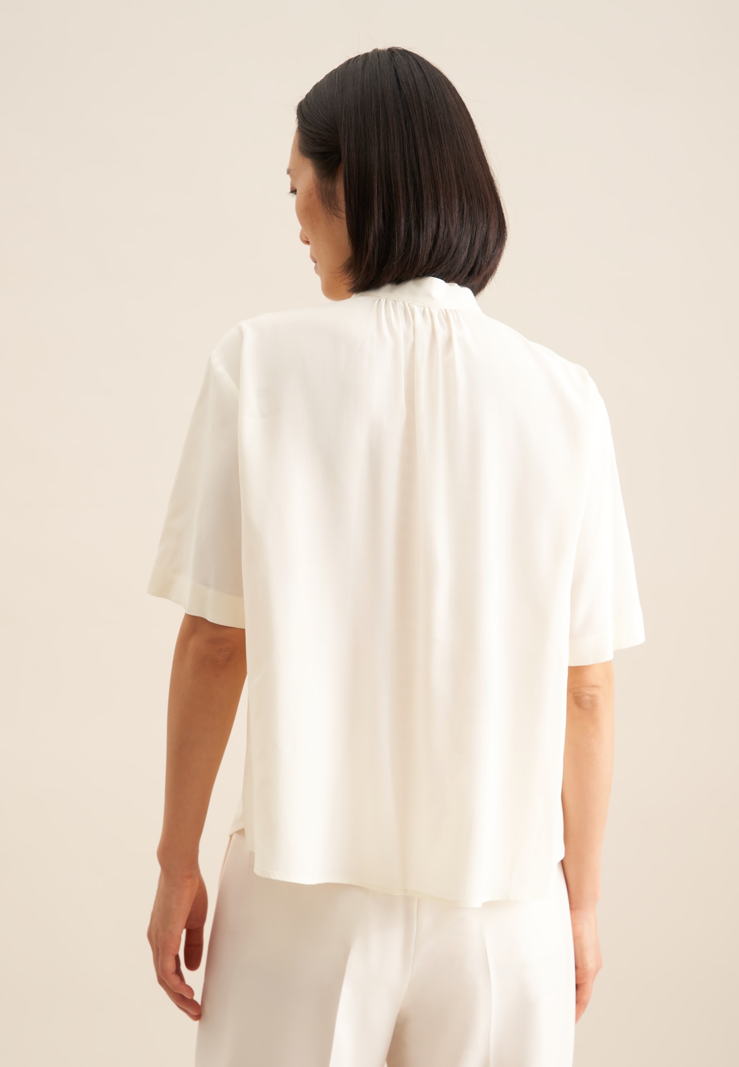 seidensticker Shirtbluse "Schwarze Rose" 1/2 Rundhals Uni günstig online kaufen