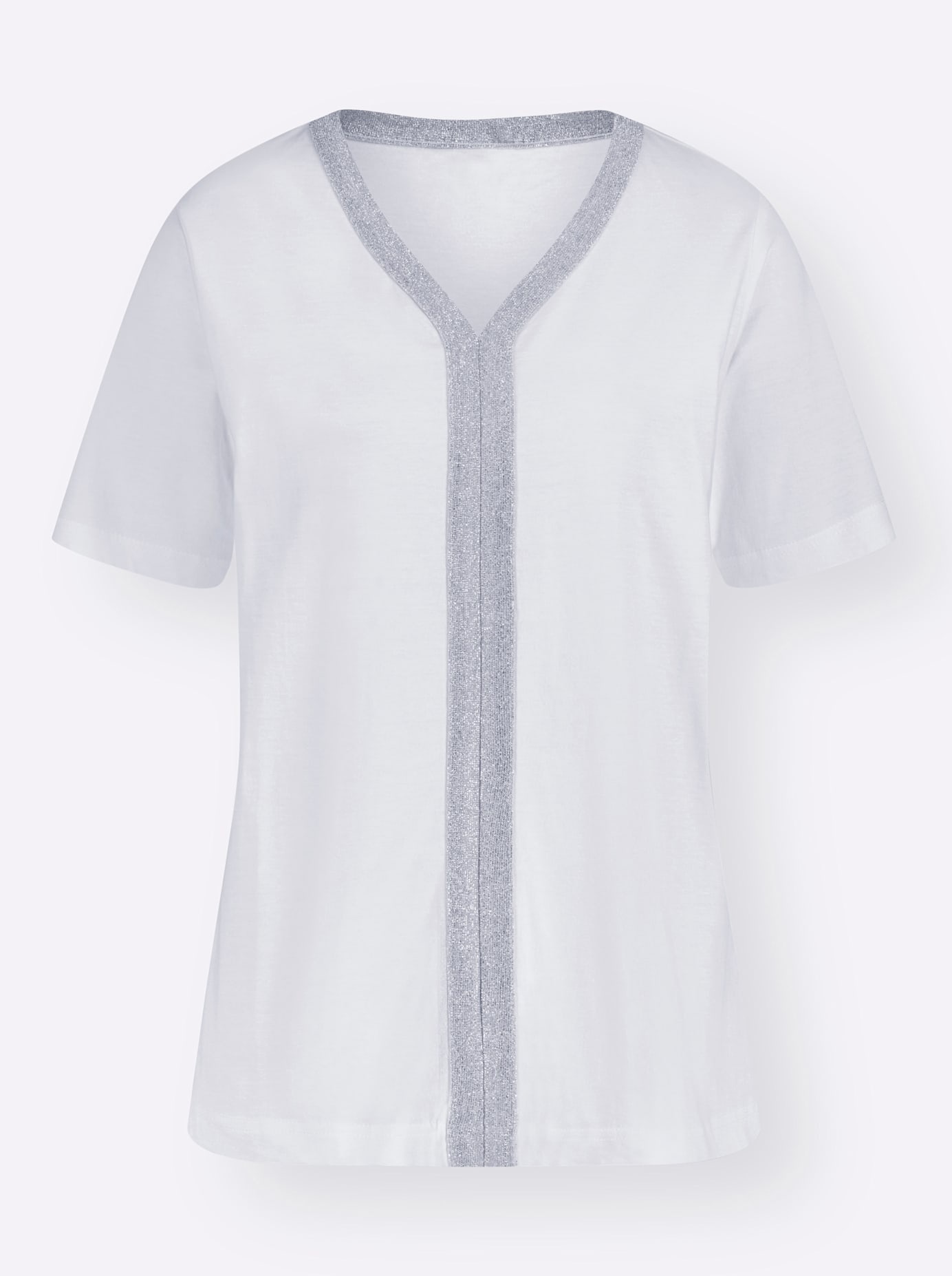 Classic Basics Women's Short Sleeve T-Shirt White Size 50 3