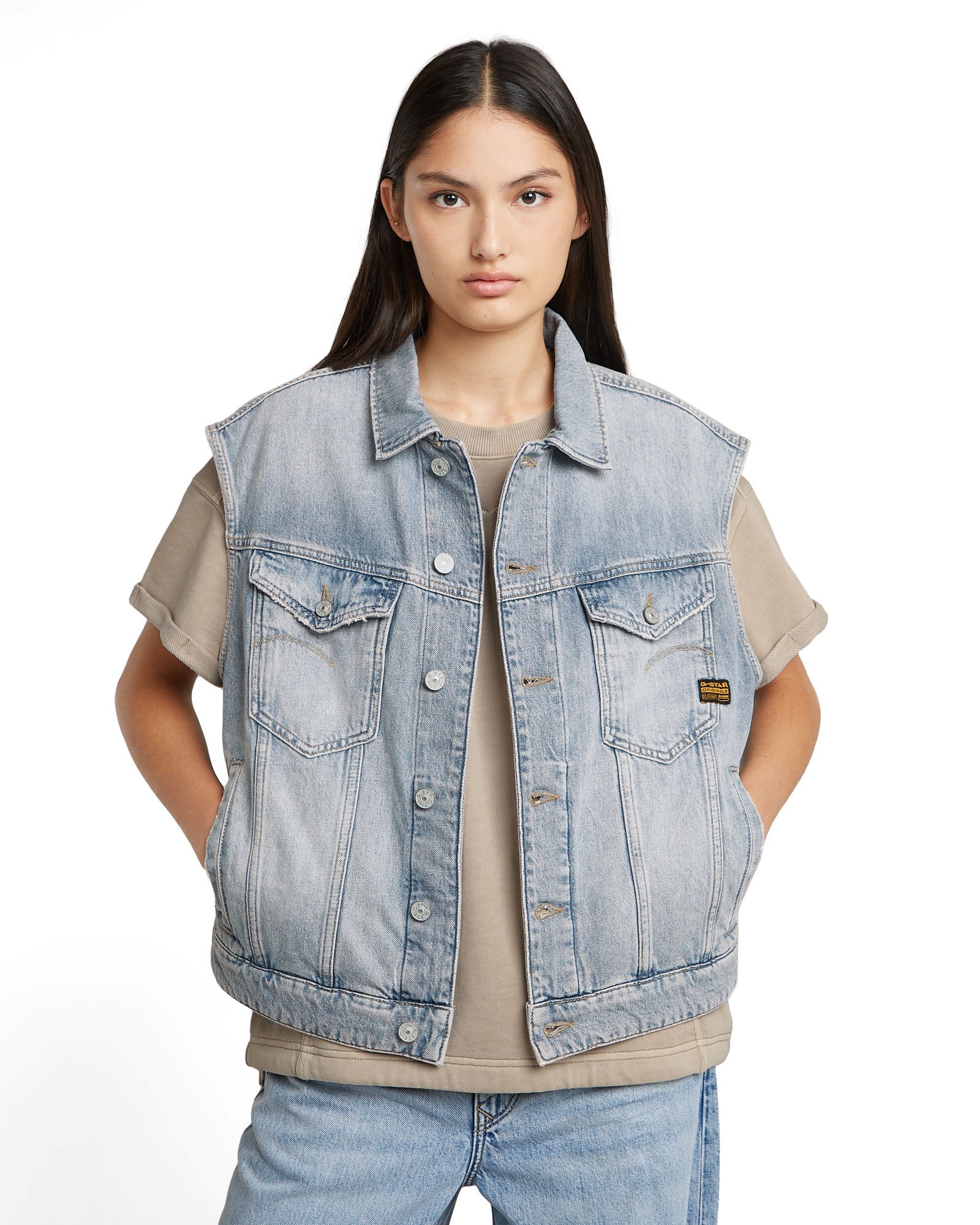G-STAR Softshellweste »Relaxed Denim Vest«
