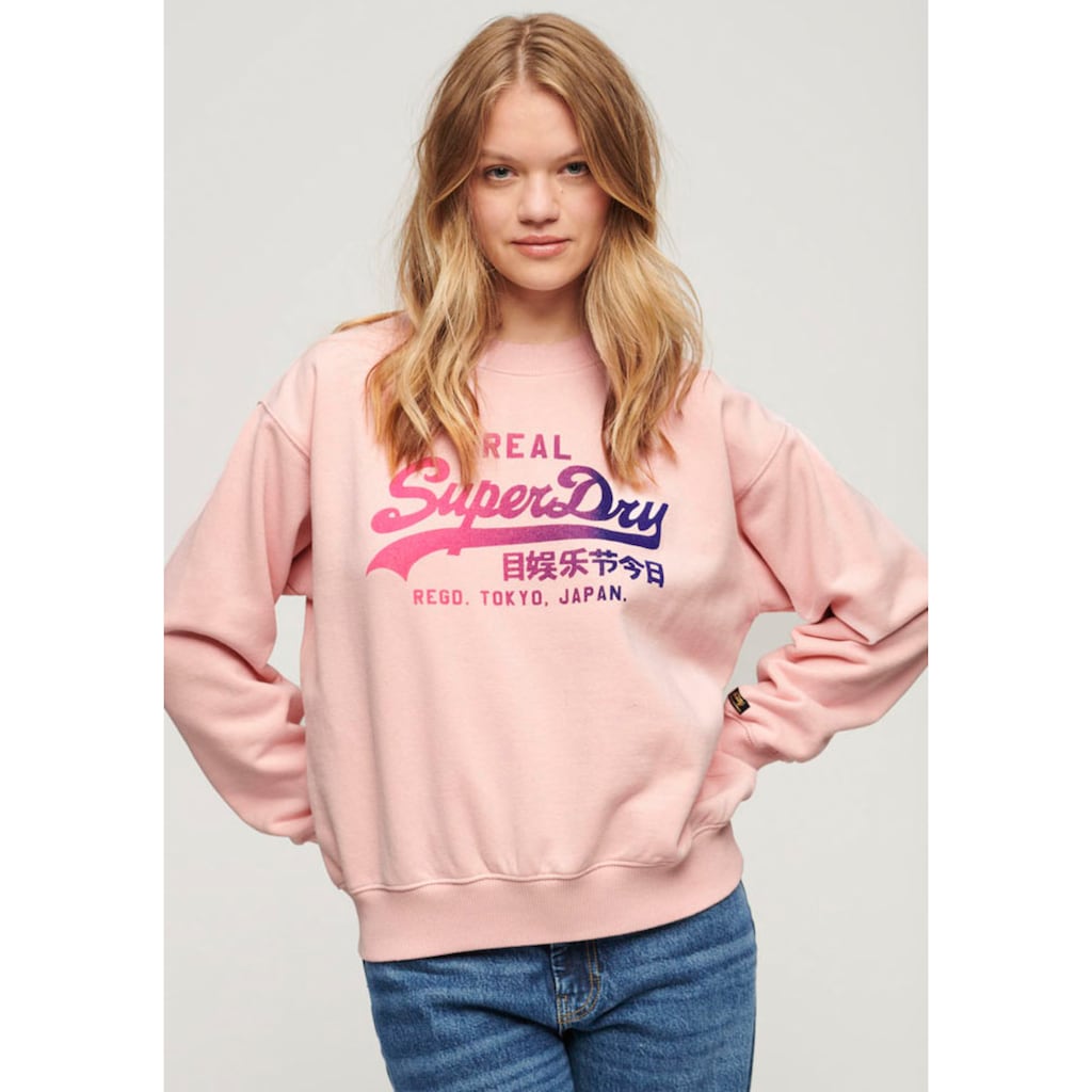 Superdry Sweatshirt »TONAL VL GRAPHIC SWEATSHIRT«