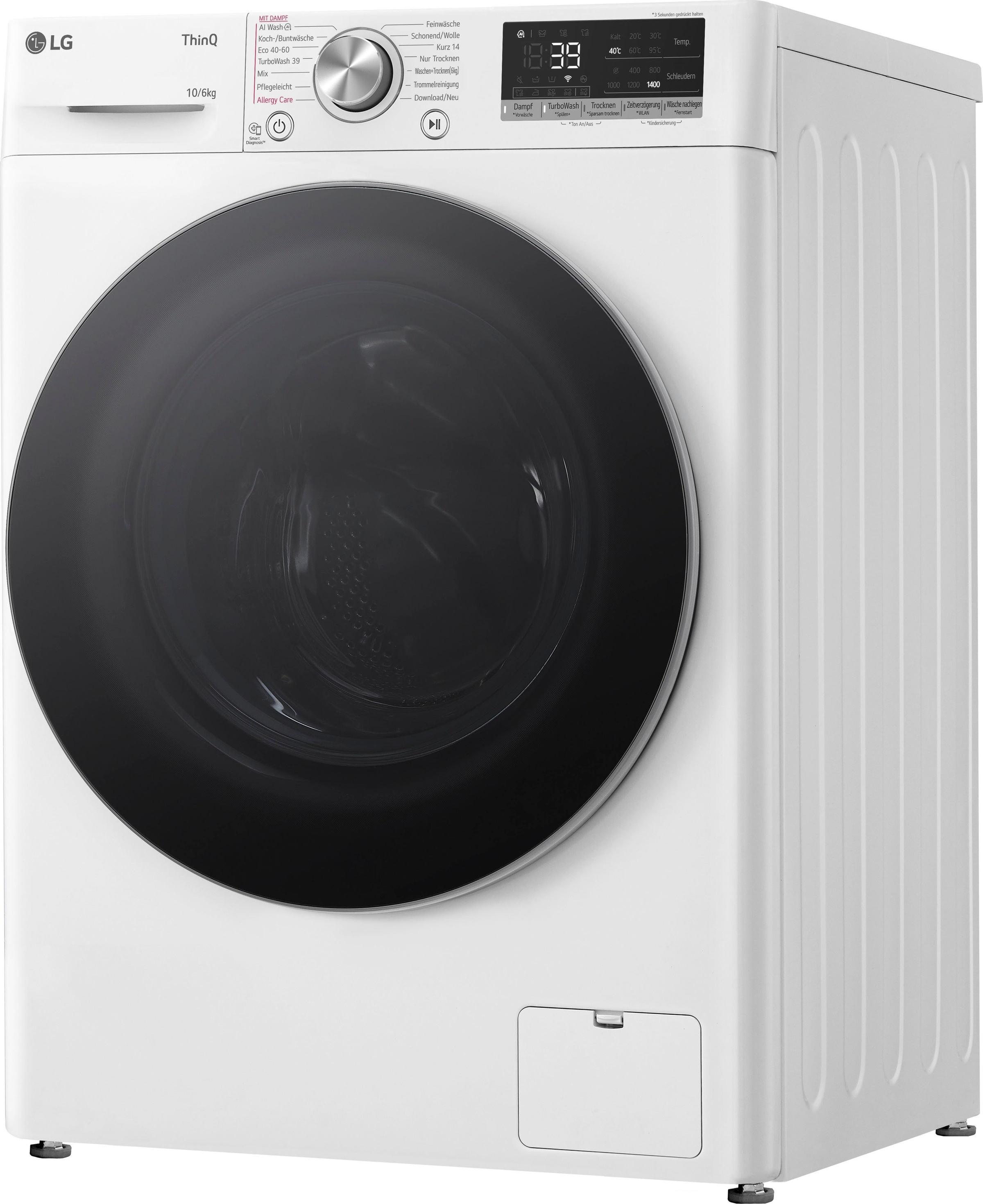 LG Waschtrockner "W4WR70X61", Wasch_Trocken_Zyklus: D (A-G), weiß, B:60cm H:85cm T:62cm, Waschtrockner, Waschtrockner, Topseller 2