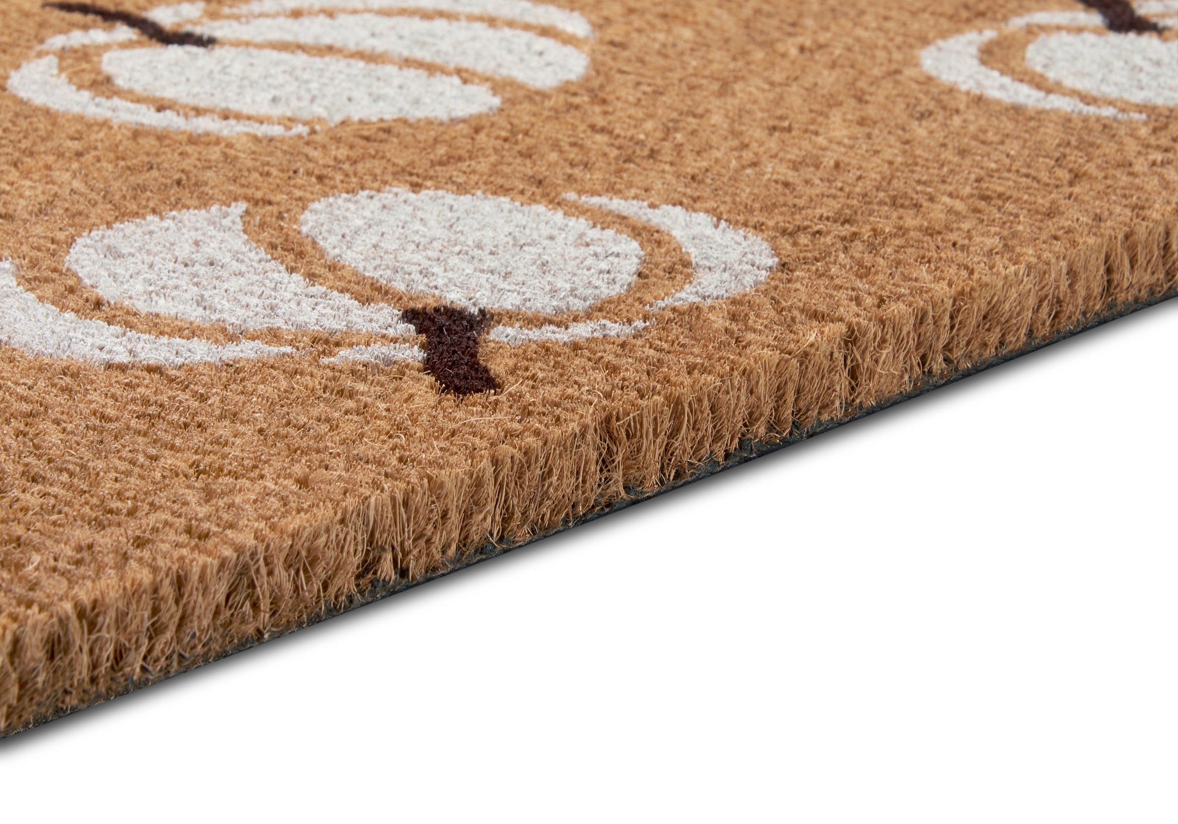 HANSE Home Fußmatte »Mix Mats Kokos Pumpkins, Türmatte«, rechteckig, 15 mm Höhe, Kokos, Schmutzfangmatte, Outdoor, Rutschfest, Innen, Kokosmatte, Flur