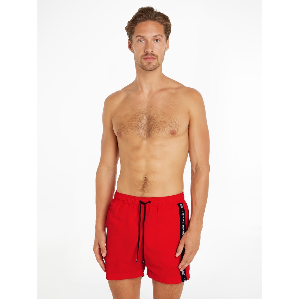 Tommy Hilfiger Swimwear Badeshorts »SF MEDIUM DRAWSTRING SIDE TAPE«