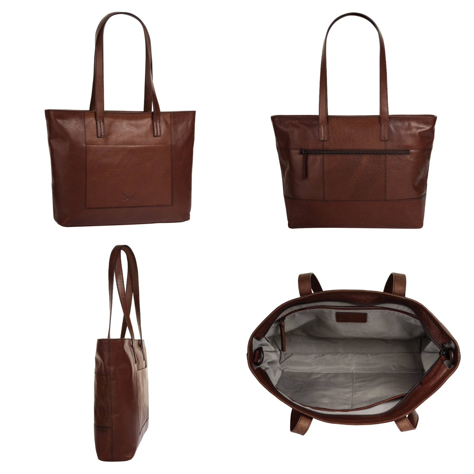 Sansibar Shopper, echt Leder