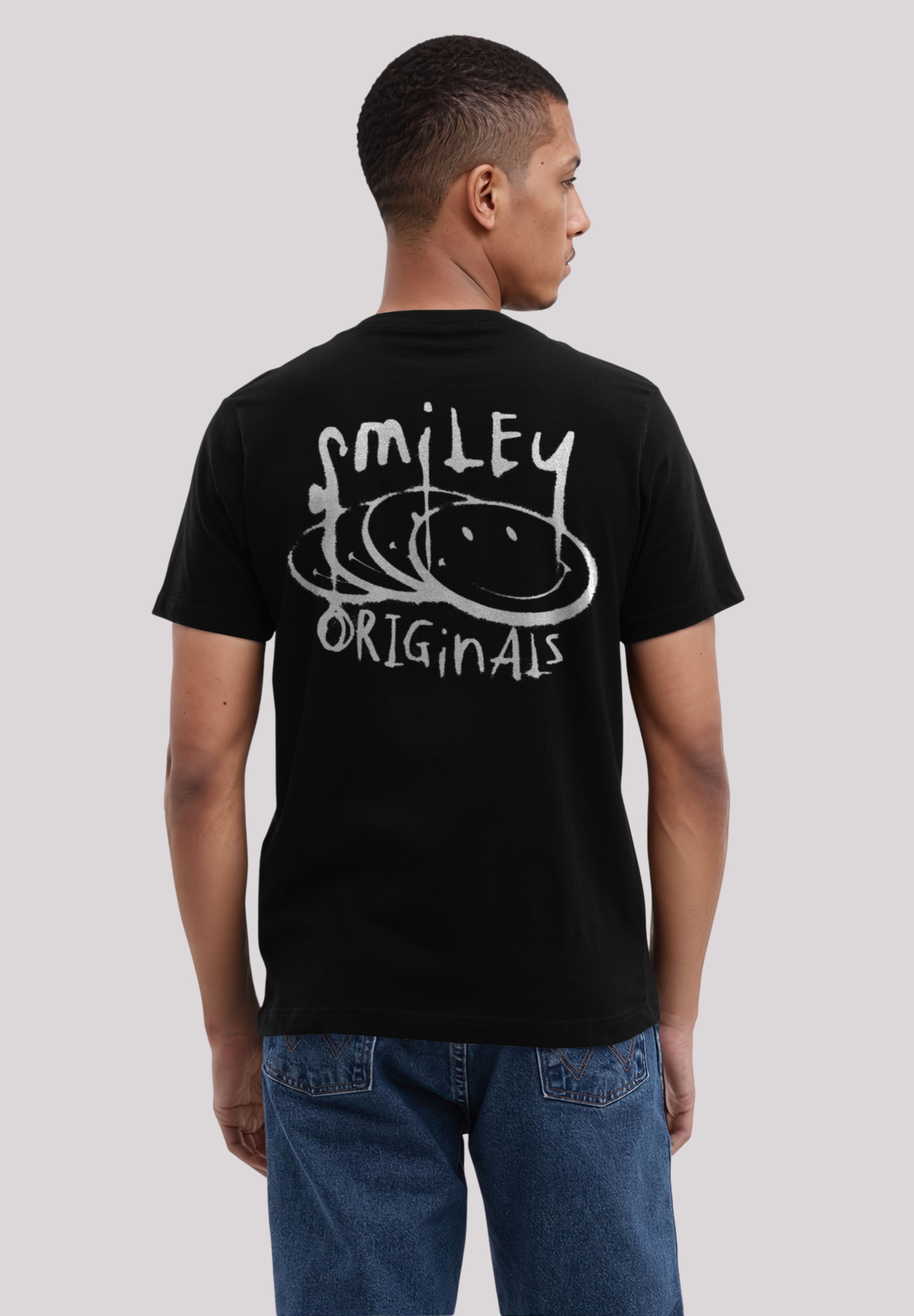 F4NT4STIC T-Shirt »Smiley Originals Punk Drippy Streetwear Graphic«, Premium Qualität