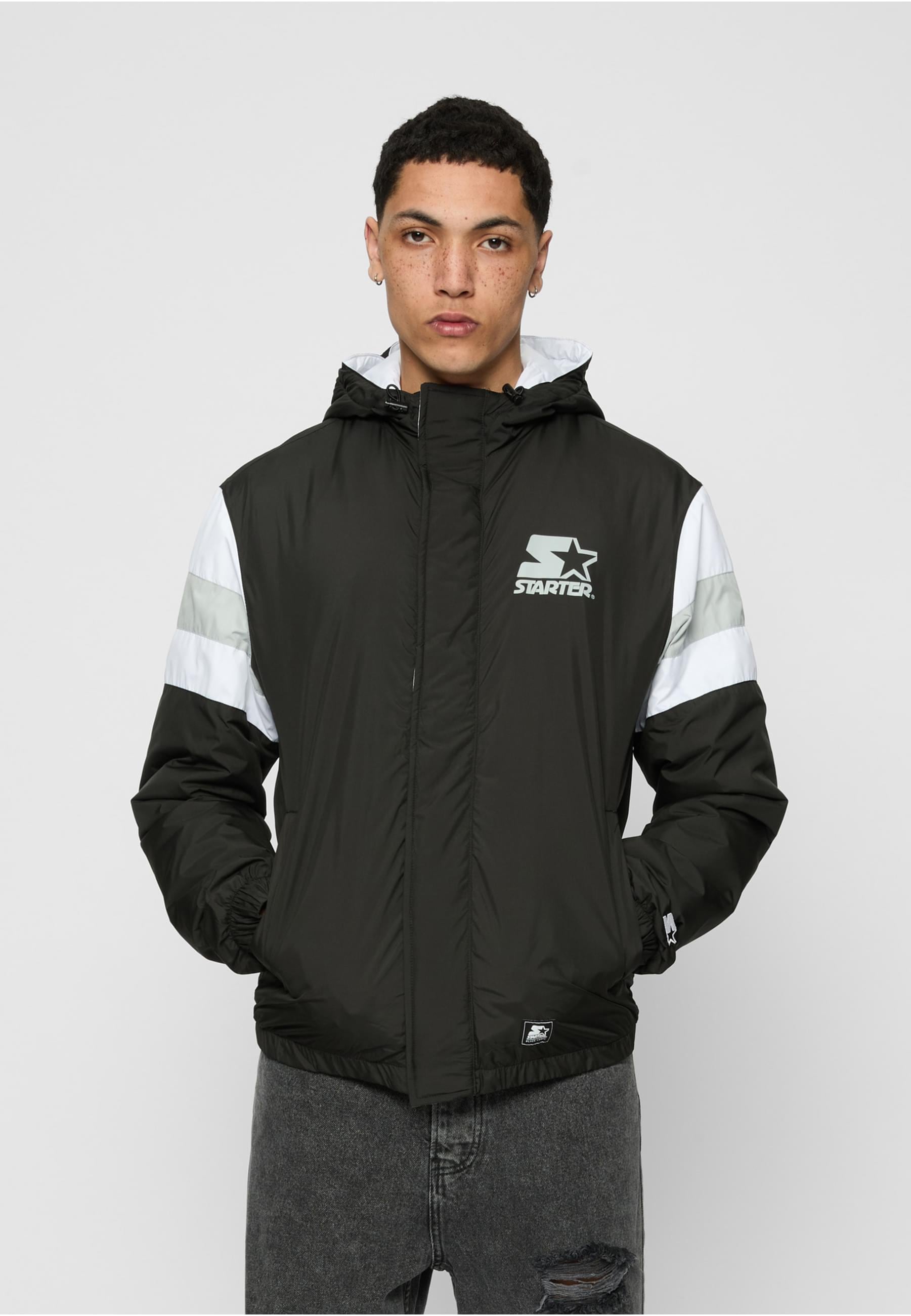 Starter Black Label Allwetterjacke »Starter Black Label Herren Starter Supporter Jacket«, (1 St.), ohne Kapuze