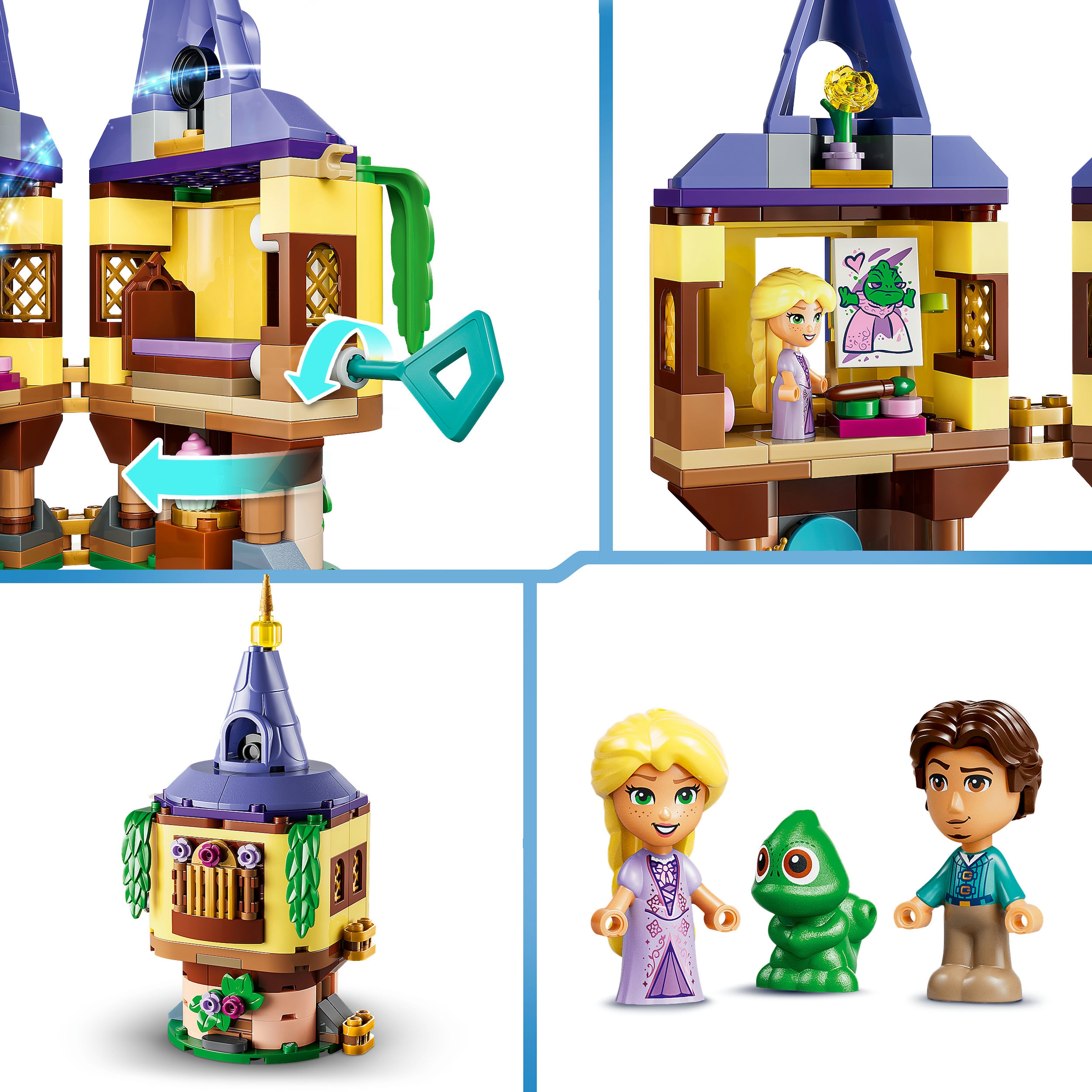 LEGO® Konstruktionsspielsteine »Rapunzels Mini-Turm (43294), LEGO Disney Princess« Made in Europe