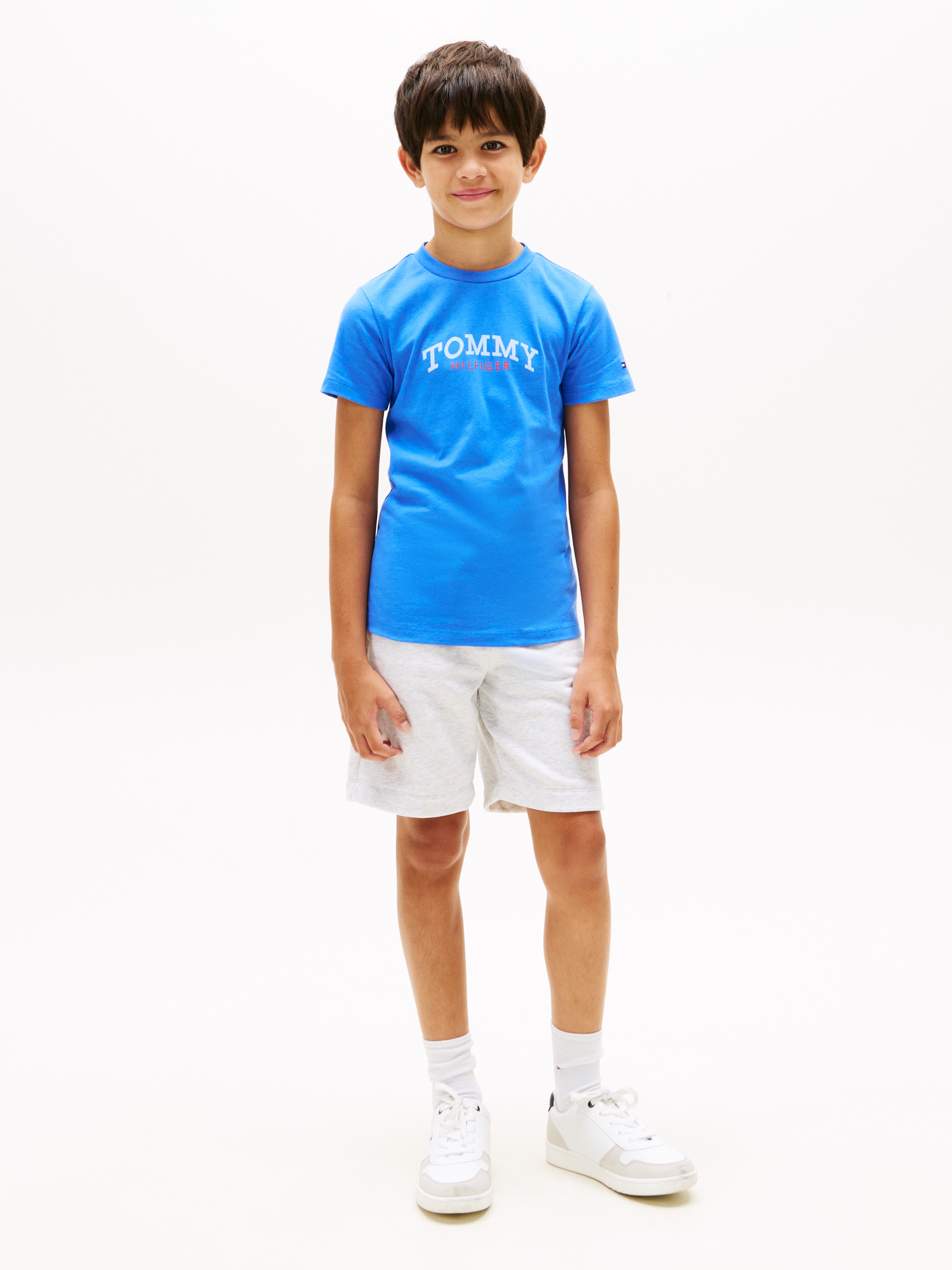 Tommy Hilfiger Shirt & Shorts »MONOTYPE GRAPHIC TEE SHORT SET« Set,  Kinder bis 16 Jahre, Druck, regular fit