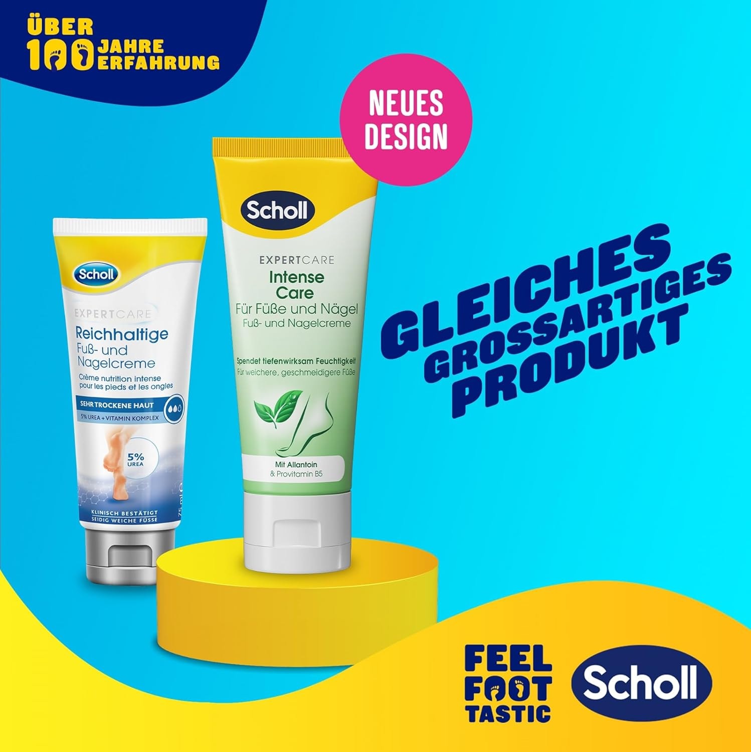 Scholl Fußcreme »ExpertCare«, reichaltige Fuß- und Nagelcreme für raue Füße